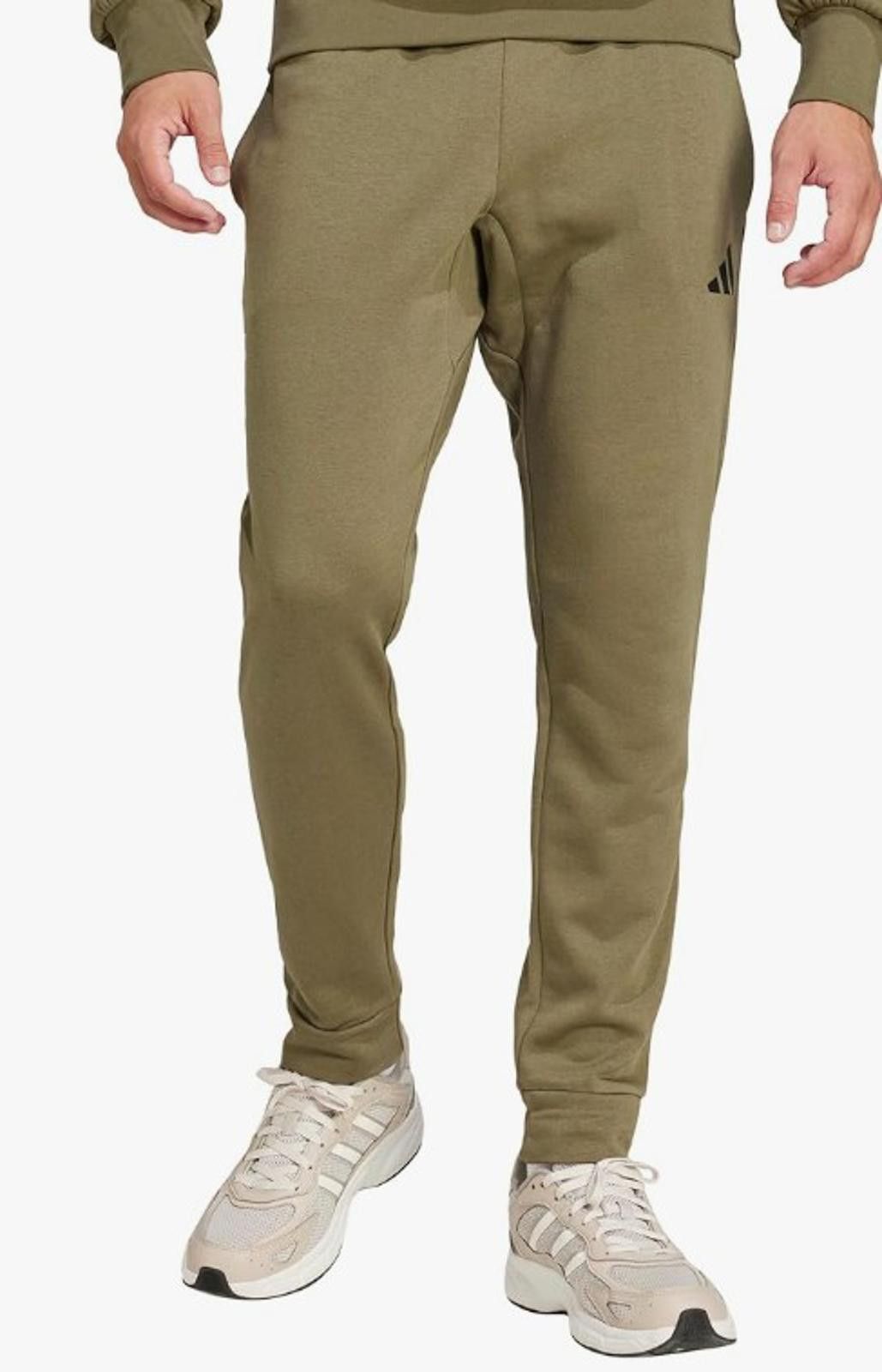 Adidas adidas Men's XL Cozy Fleece Sportswear Pants, Olive XL Size US 36 / EU 52 - 1 Thumbnail