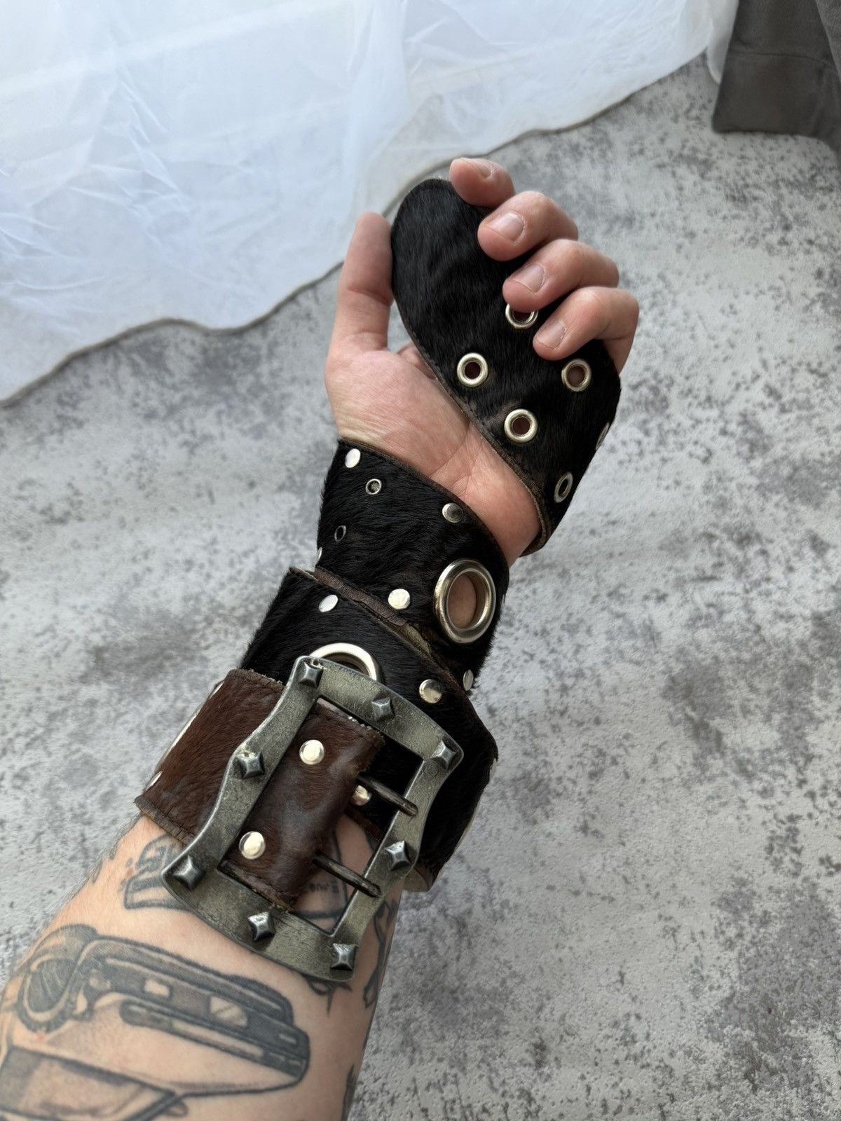 Designer Vintage COW Leather Y2K Belt Size ONE SIZE - 1 Thumbnail