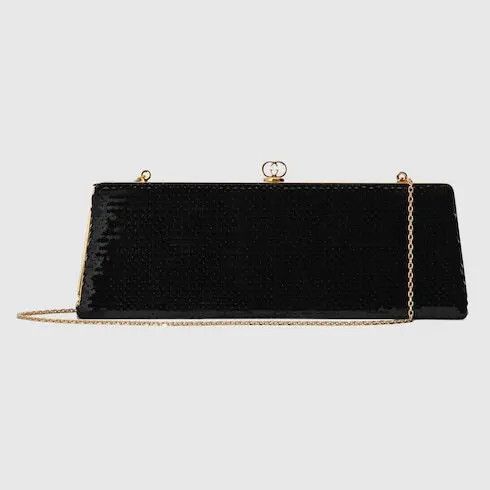 Gucci o1la5ras0526 Size: OS / Broadway Small Sequin Evening Bag Size ONE SIZE - 4 Thumbnail