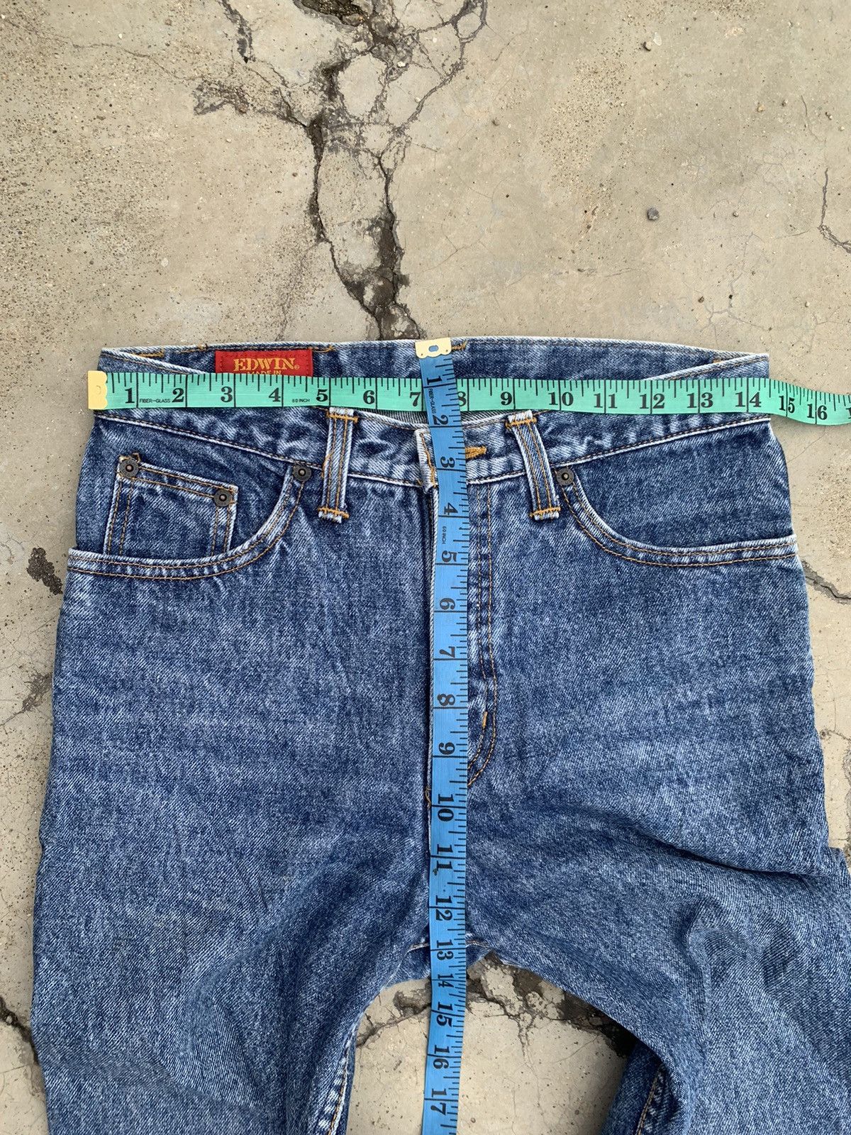 Edwin Vtg 80s Edwin Made in USA 🇺🇸. Rare item Size US 29 - 6 Thumbnail