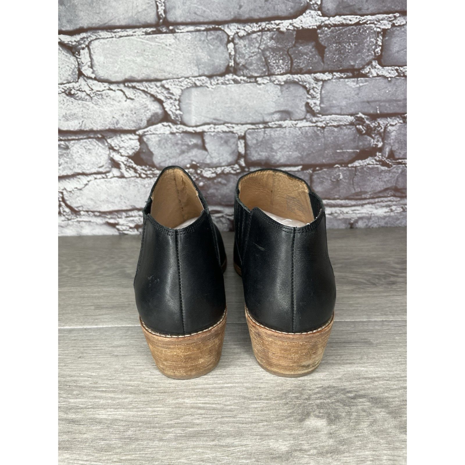 Madewell Madewell The Myles Black Leather Ankle Booties Heeled Boots Size US 8 / IT 38 - 4 Thumbnail