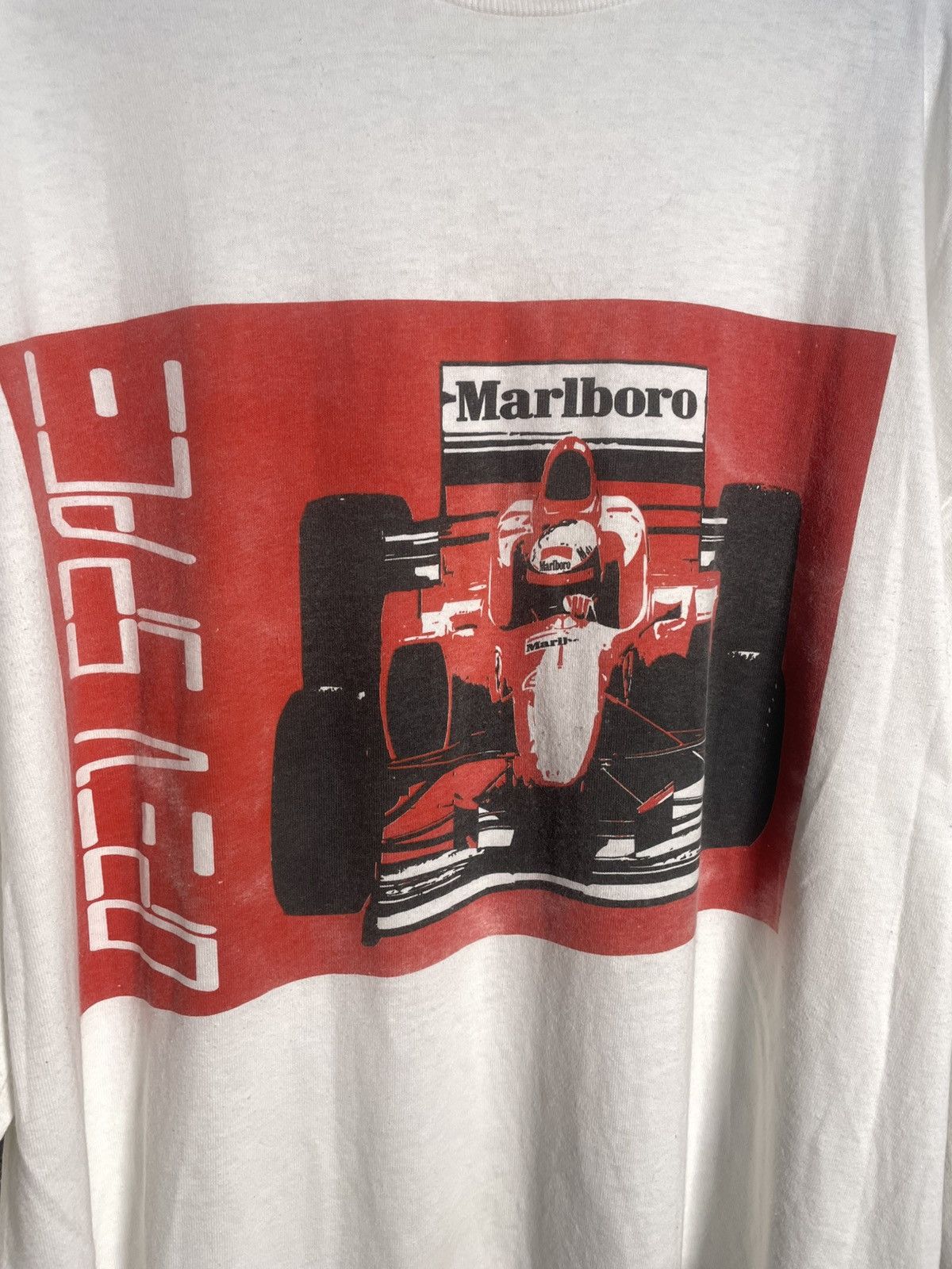 Other Marlboro OPEN SPACE F-1 LS WHITE SCREEN STARS XL Size US XL / EU 56 / 4 - 2 Thumbnail