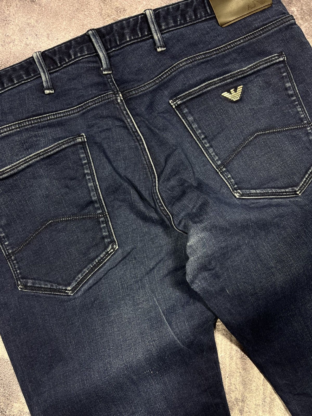 Armani Armani Jeans Metal Logo Jeans Denim Vintage Streetwear Y2K Size US 36 / EU 52 - 3 Thumbnail
