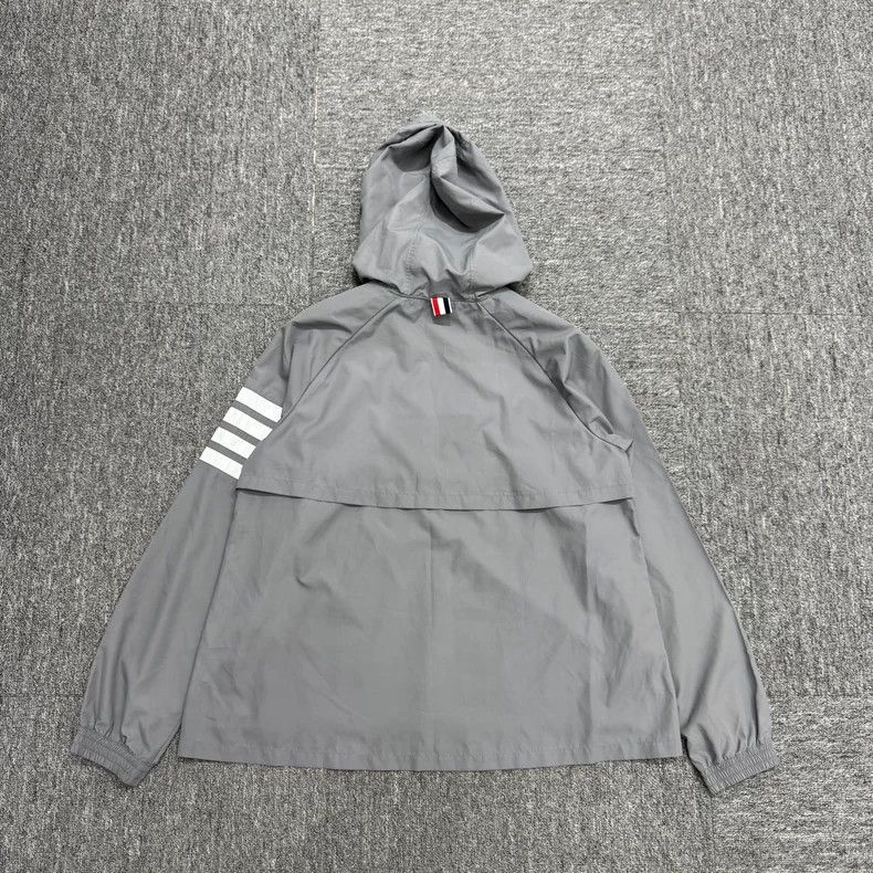 Thom Browne Thom Browne Striped windbreaker jacket 2503-Nextarrow Size US XXS / EU 40 - 2 Thumbnail