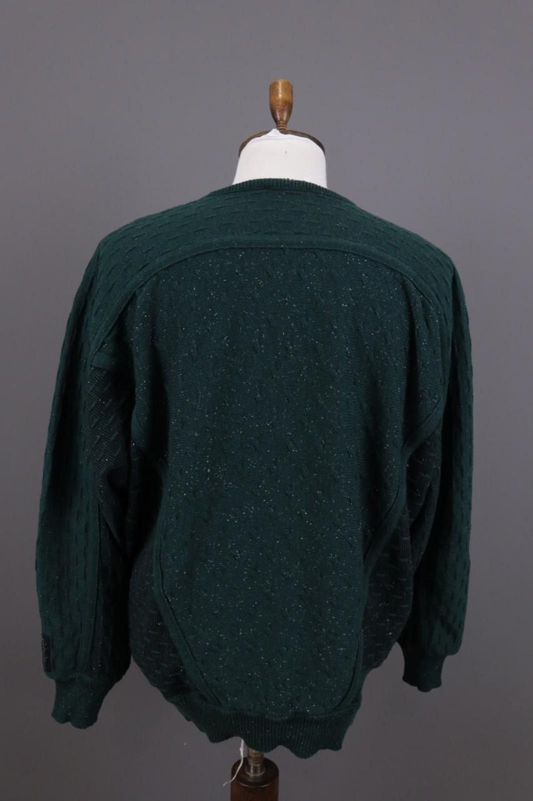 Carlo Colucci Carlo Colucci Personality Wool Green Sweater Size Size 52 Size US M / EU 48-50 / 2 - 10 Thumbnail