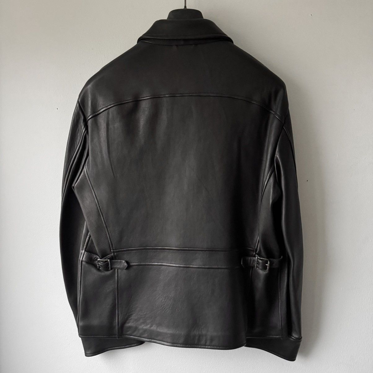 Ralph Lauren Purple Label Ralph Lauren Purple Label Black Lamb Leather Safari Jacket Size US L / EU 52-54 / 3 - 6 Thumbnail
