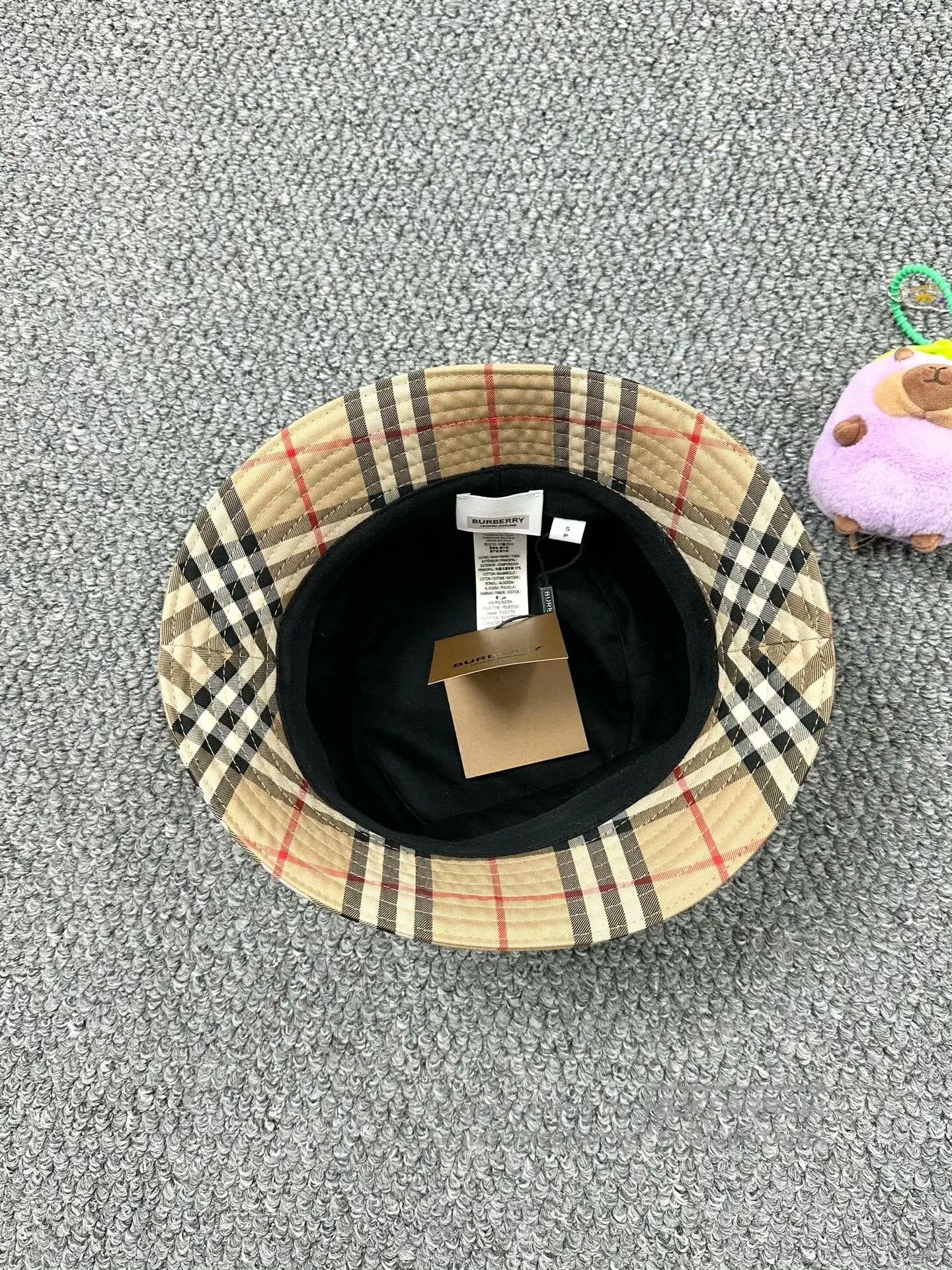 Burberry Burberry size S Khaki Plaid Fisherman Hat| Size ONE SIZE - 3 Thumbnail