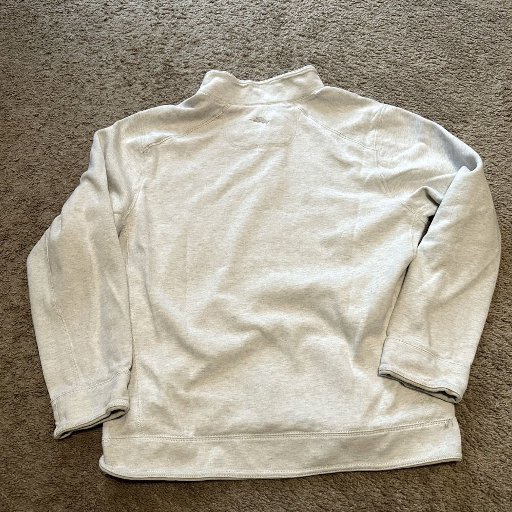 Tommy Bahama Tommy Bahama Sweater Mens Large Beige Reversible Quarter Zip Pullover Preppy Casual Size US L / EU 52-54 / 3 - 5 Thumbnail