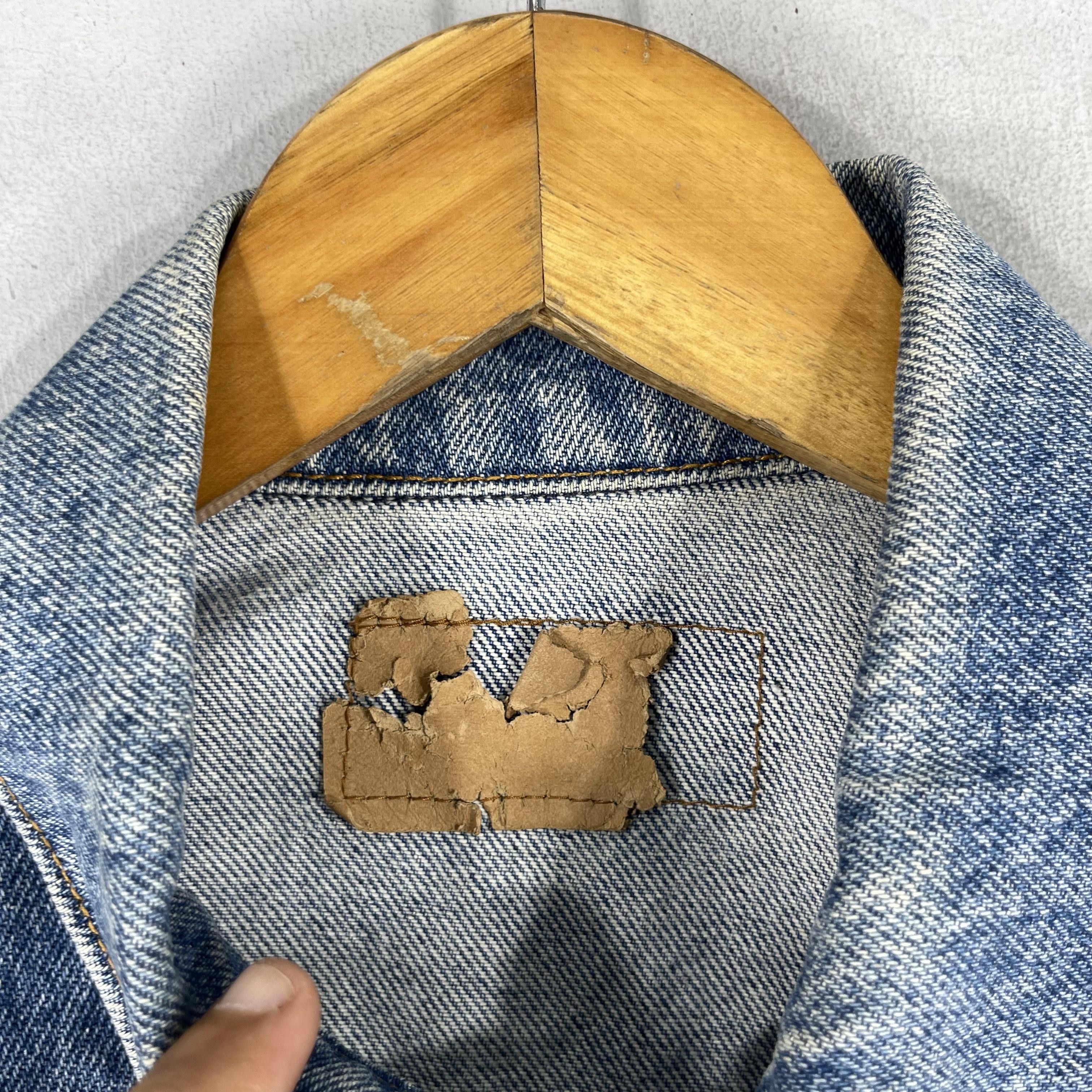 Levi's × Vintage Vintage 90's LEVI'S Strauss Usa Denim Trucker Jacket Size US S / EU 44-46 / 1 - 6 Thumbnail
