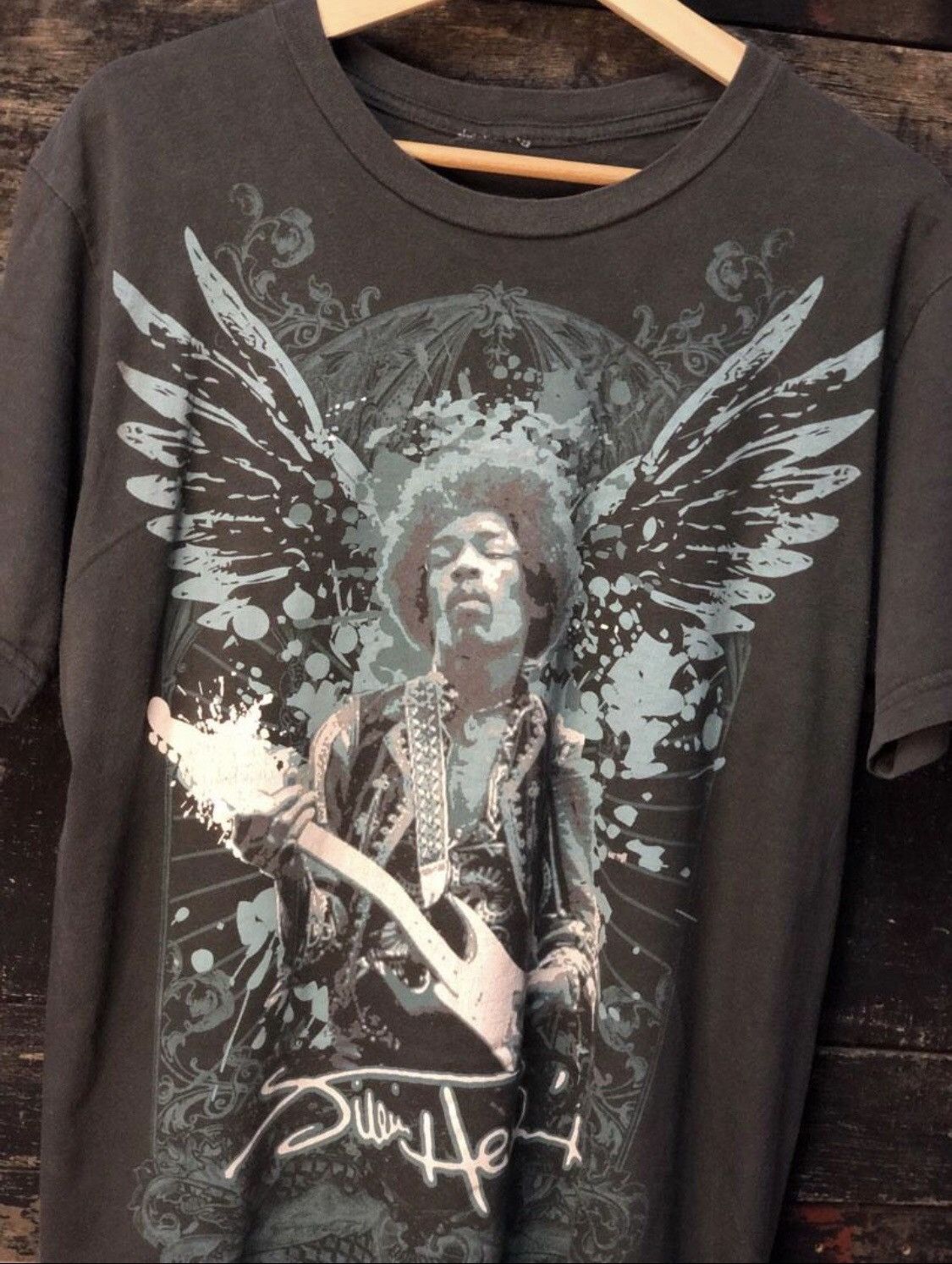 Band Tees × Vintage × Zion Rootswear Vintage Jimmy Hendrix Size US L / EU 52-54 / 3 - 4 Thumbnail