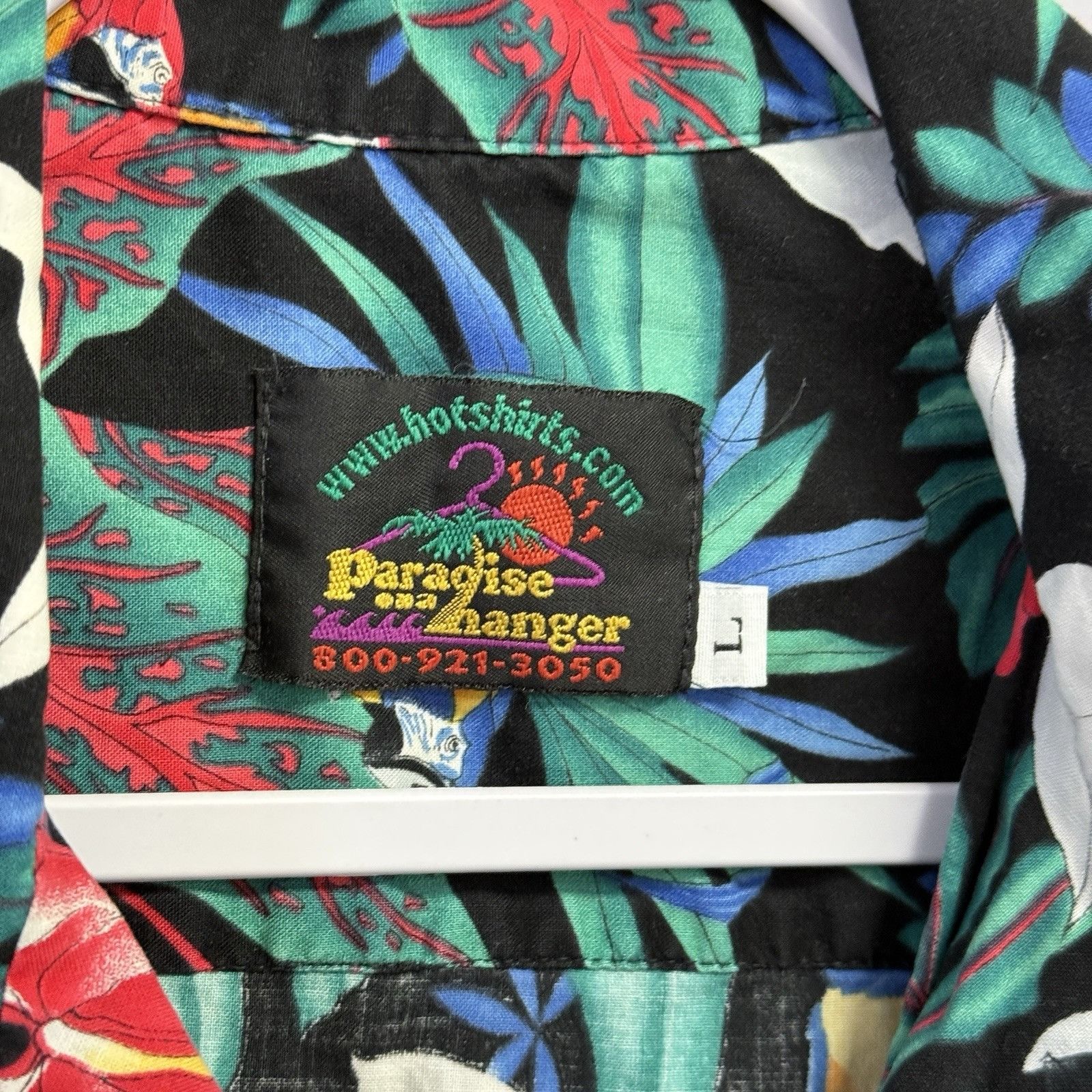Paradise Vintage Paradise On A Hanger Hawaiian Shirt Men's L Floral Size US L / EU 52-54 / 3 - 7 Thumbnail