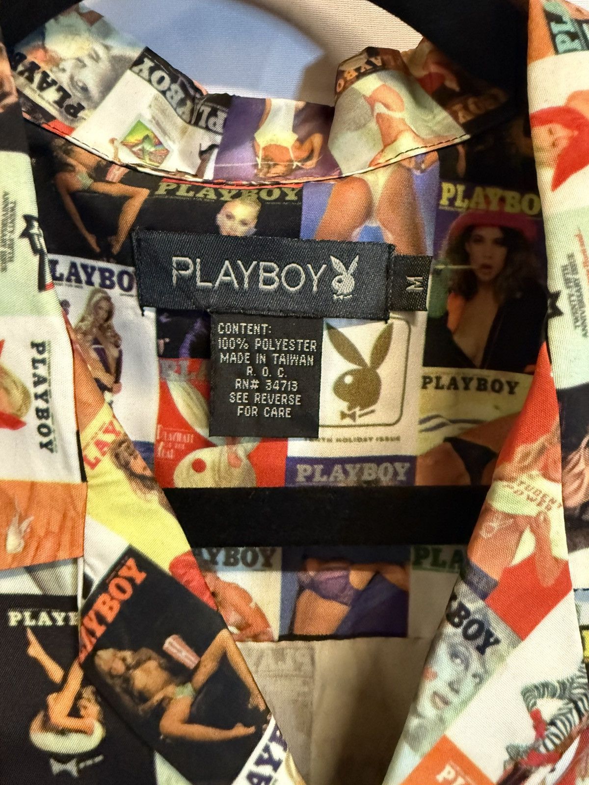 Playboy Vintage Playboy Magazine Print All Over Shirt Size US M / EU 48-50 / 2 - 8 Thumbnail