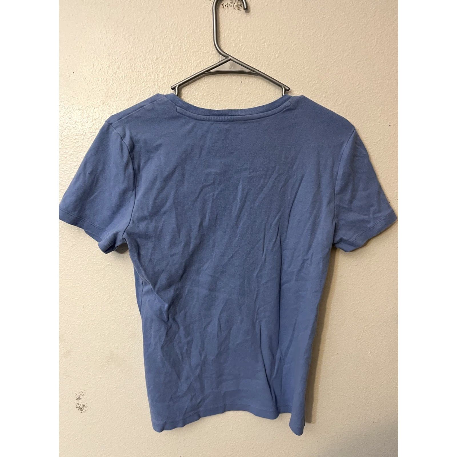 Tommy Hilfiger Tommy Hilfiger T Shirt Large Blue Short Sleeve CrewNeck Womens Cotton Shirt Size L / US 10 / IT 46 - 3 Thumbnail