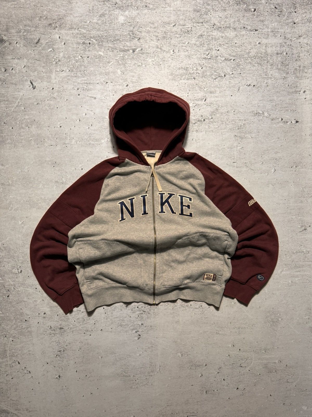 Nike × Vintage NIKE VINTAGE CENTER LOGO OVERSIZE BOXY HOODIE Size US XL / EU 56 / 4 - 1 Thumbnail