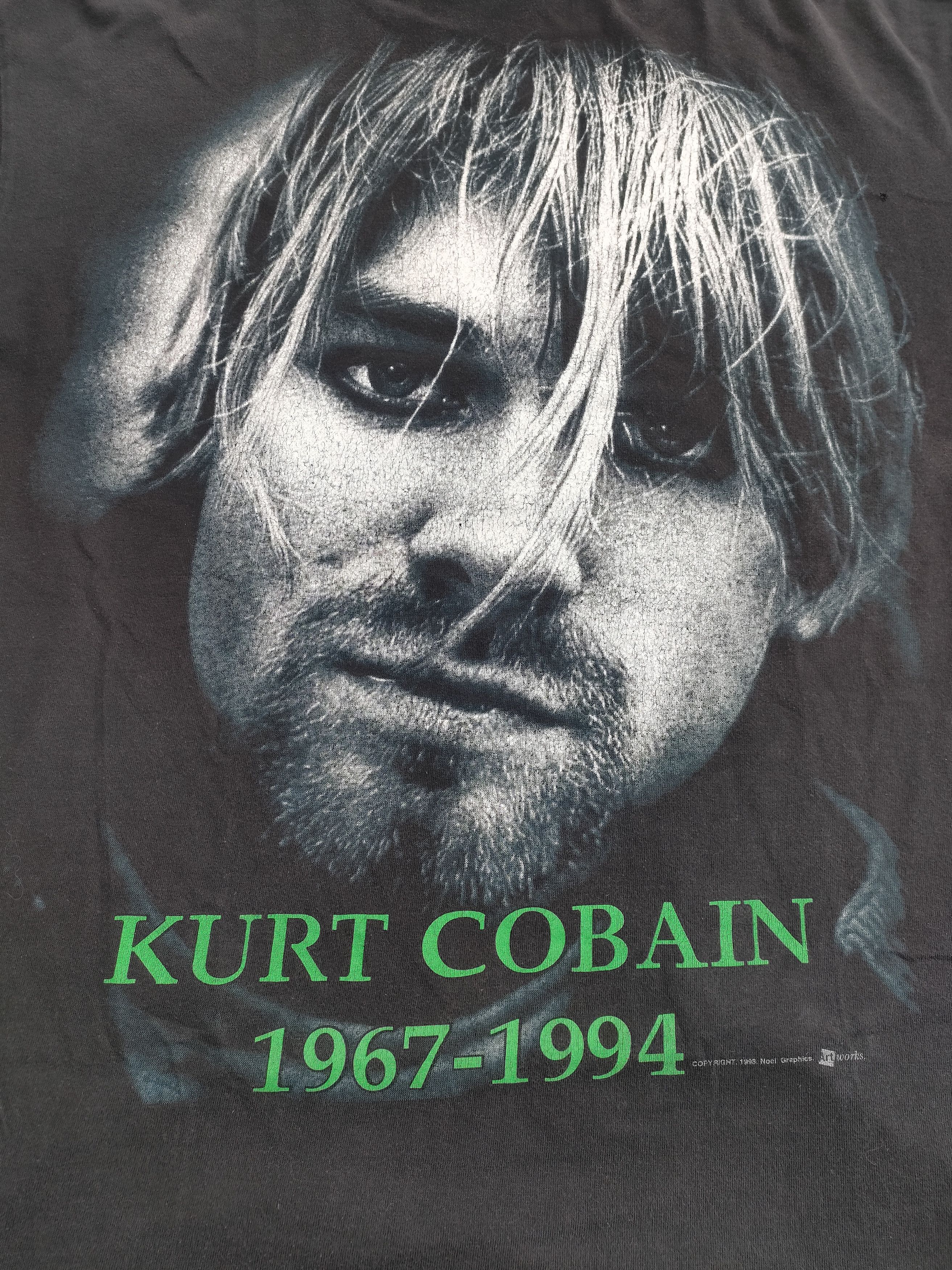Band Tees × Vintage Kurt Cobain Memory Size US XL / EU 56 / 4 - 1 Thumbnail