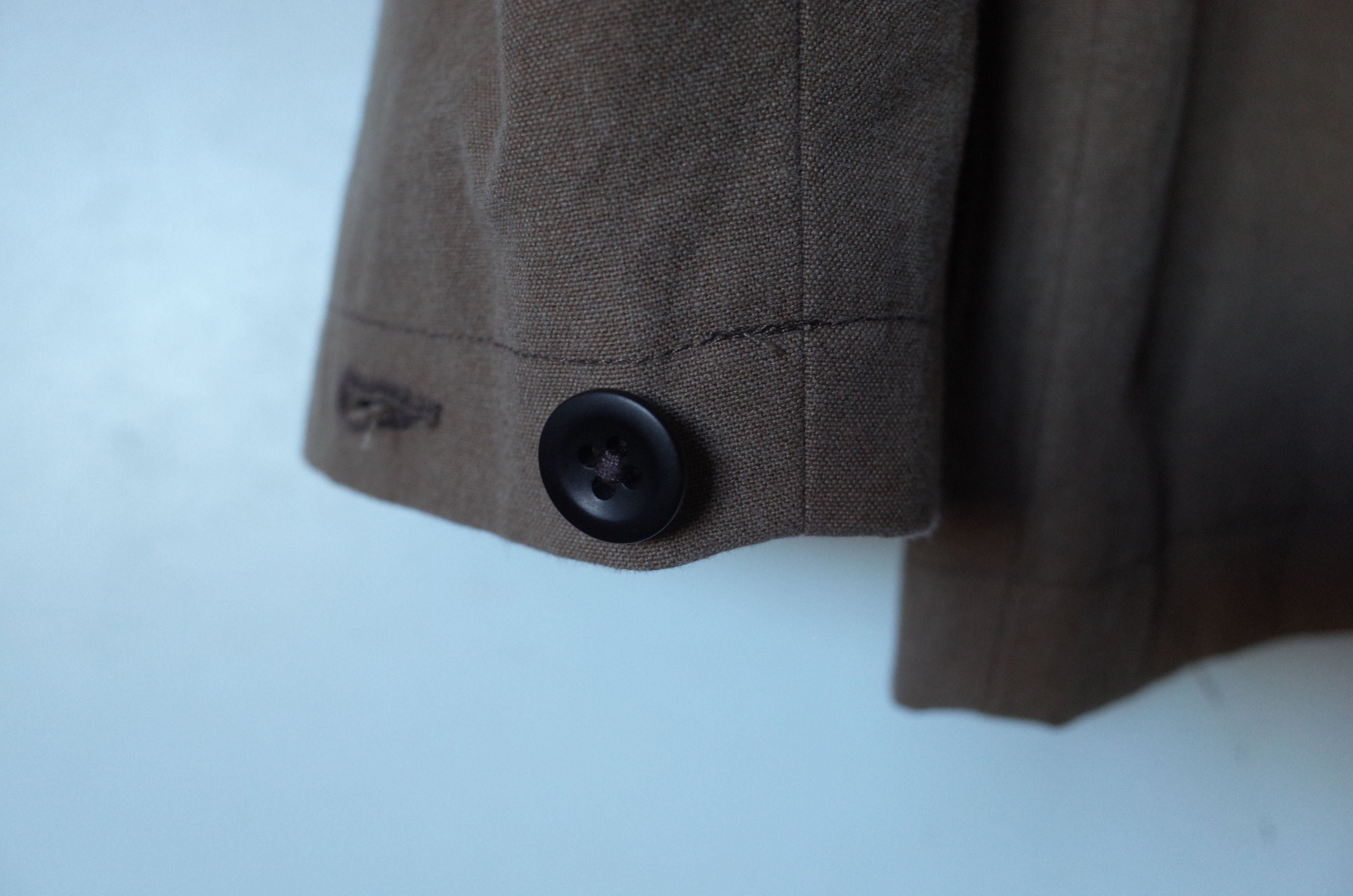 Ss25 Evan Kinori Field Shirt Two Undyed Organic Cotton in Beige, Men's (Size M) — image 5 of 6