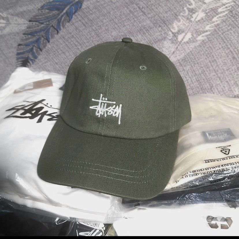 Stussy Stussy Basic Logo Cap Hat in Green Size ONE SIZE - 1 Thumbnail