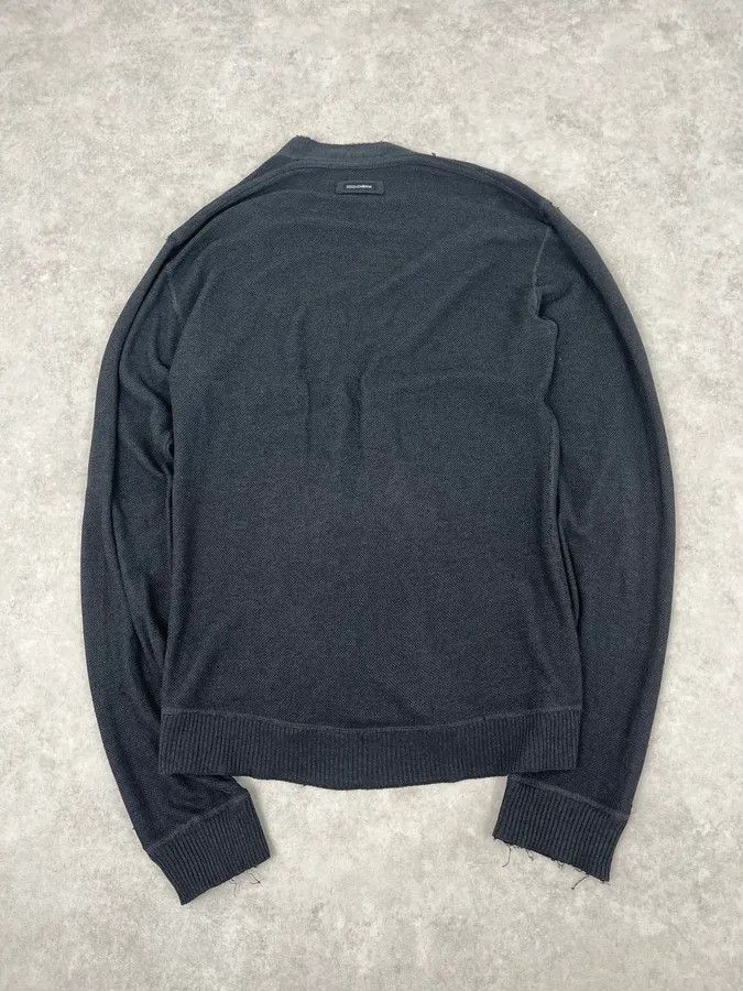Dolce & Gabbana 2010s Dolce & Gabbana Black Minimalist Cardigan Sweater Size US M / EU 48-50 / 2 - 6 Thumbnail