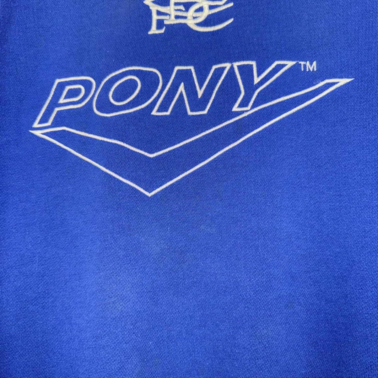 PONY BIRMINGHAM CITY FOOTBALL SOCCER TRAINING SWEATSHIRT VINTAGE Size US XL / EU 56 / 4 - 11 Thumbnail