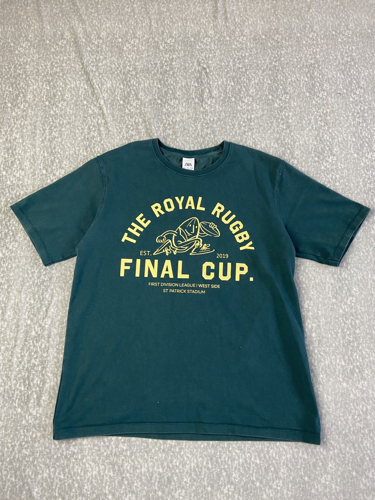 Zara Zara Rugby Final Cup Graphic T-Shirt Size US L / EU 52-54 / 3 - 1 Thumbnail