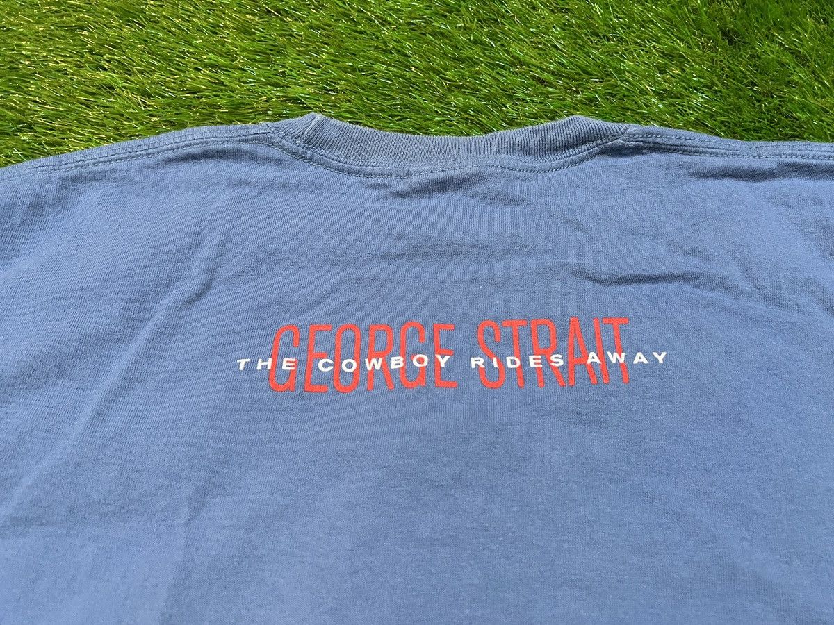 Band Tees × George Y2K George Strait Cowboy Rides Away T-Shirt Double Sided Size US XL / EU 56 / 4 - 5 Thumbnail