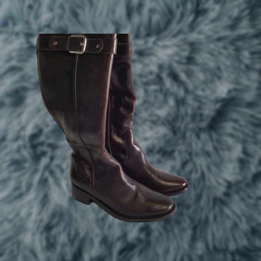 Cole Haan Cole Haan D32768 Womens Leather Knee High Boots Chestnut Brown Size 9B Knee High Boots Womens Leather Cole Haan D32768 Chestnut Brown 9B Vintage No Size US 9 / IT 39 - 1 Thumbnail