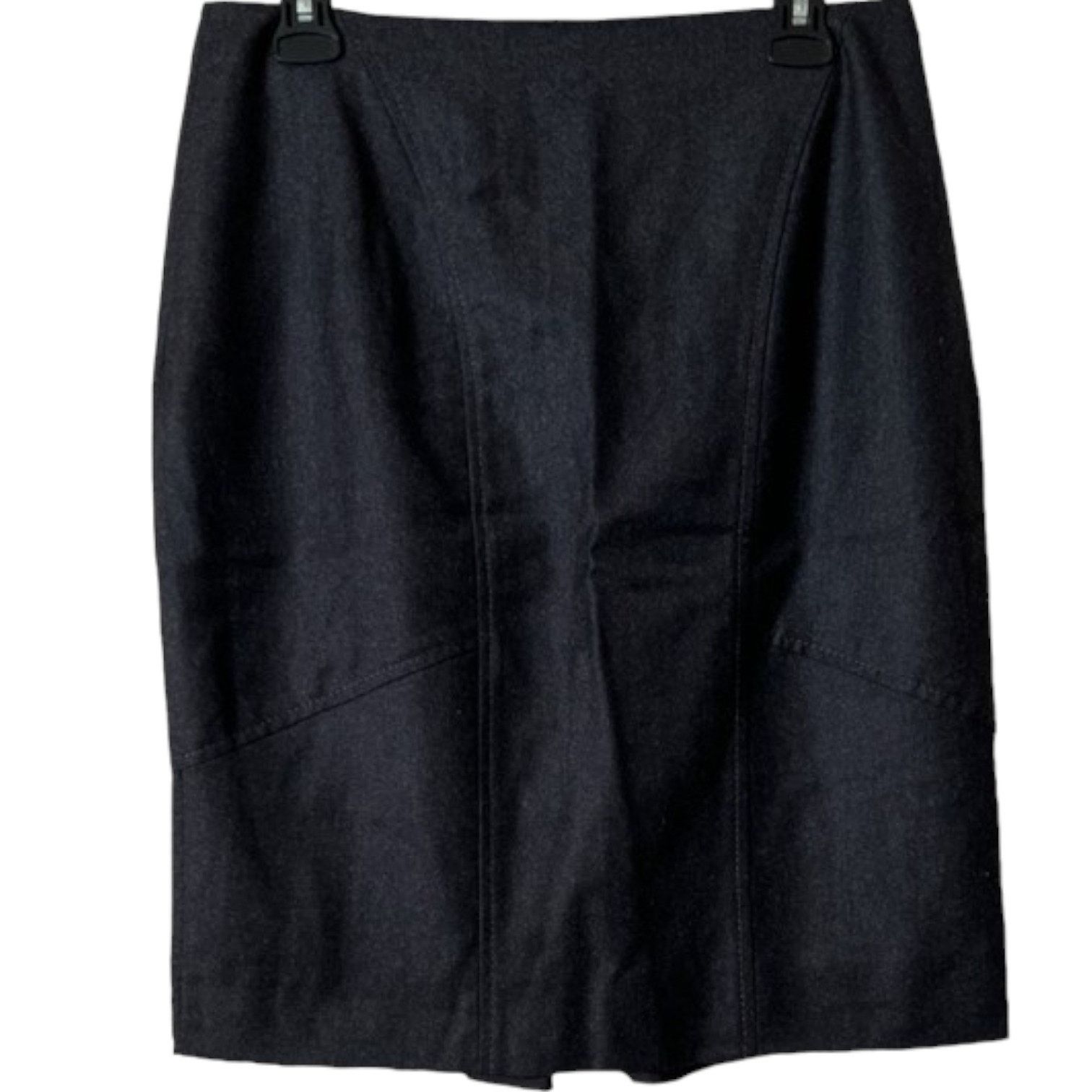 Valentino VALENTINO Grey Wool Knee-Length Skirt, US8/IT44 Size 30" / US 8 / IT 44 - 2 Thumbnail