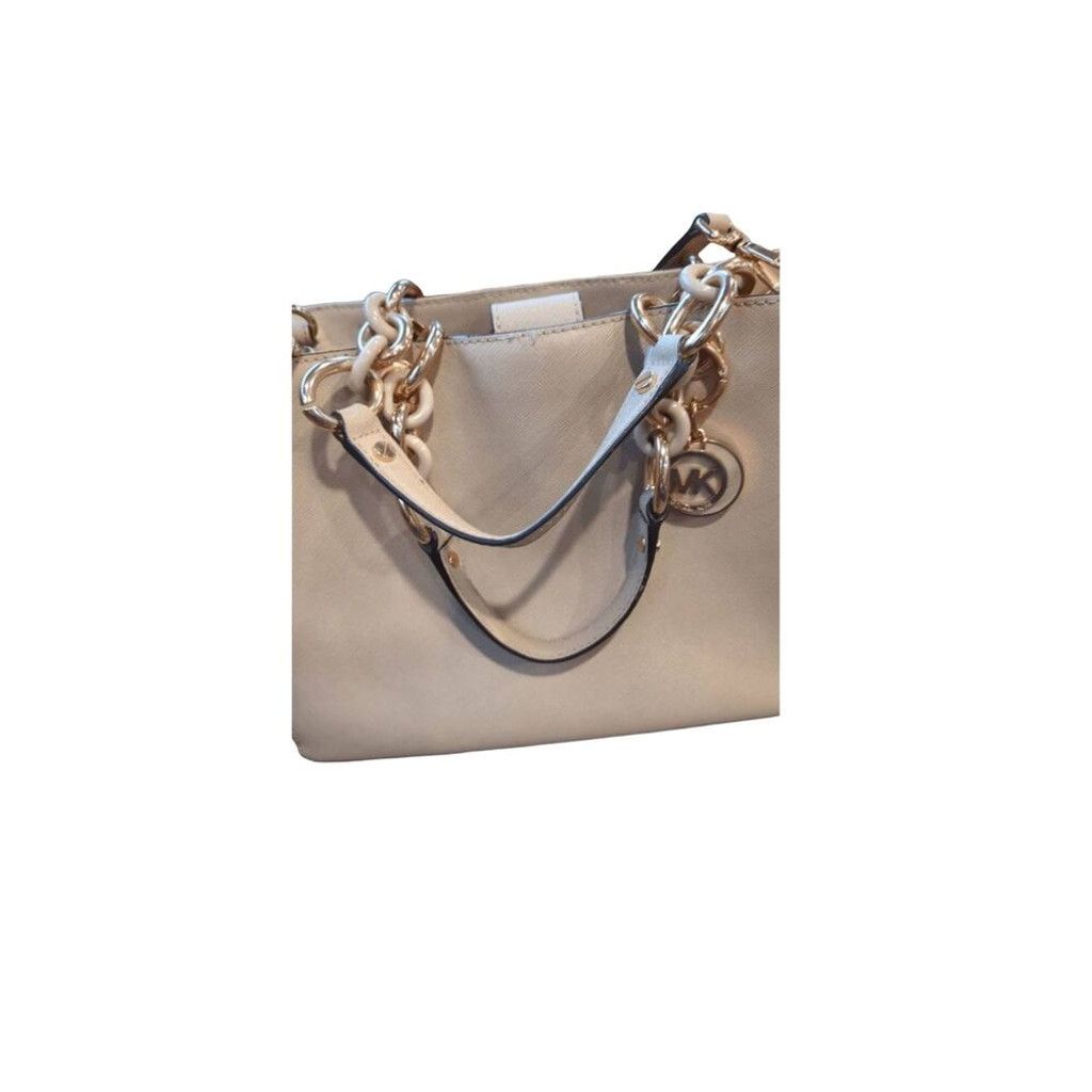 Michael Kors Cynthia Saffiano Leather Satchel Soft Pink