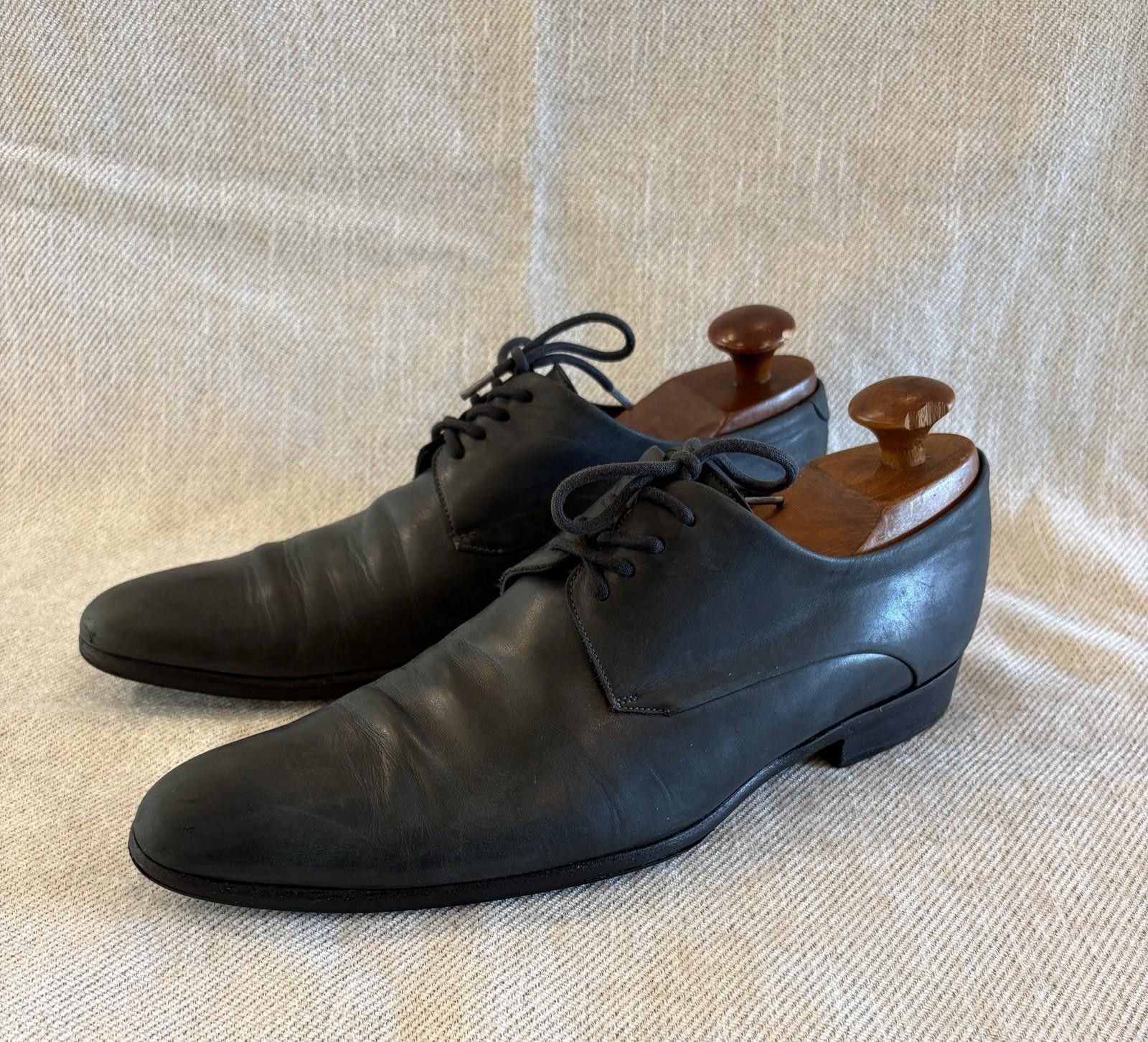 Dolce & Gabbana VTG Dolce & Gabbana Gray Derby Dress Shoes Italy Mens 8.5 Size US 8.5 / EU 41-42 - 4 Thumbnail