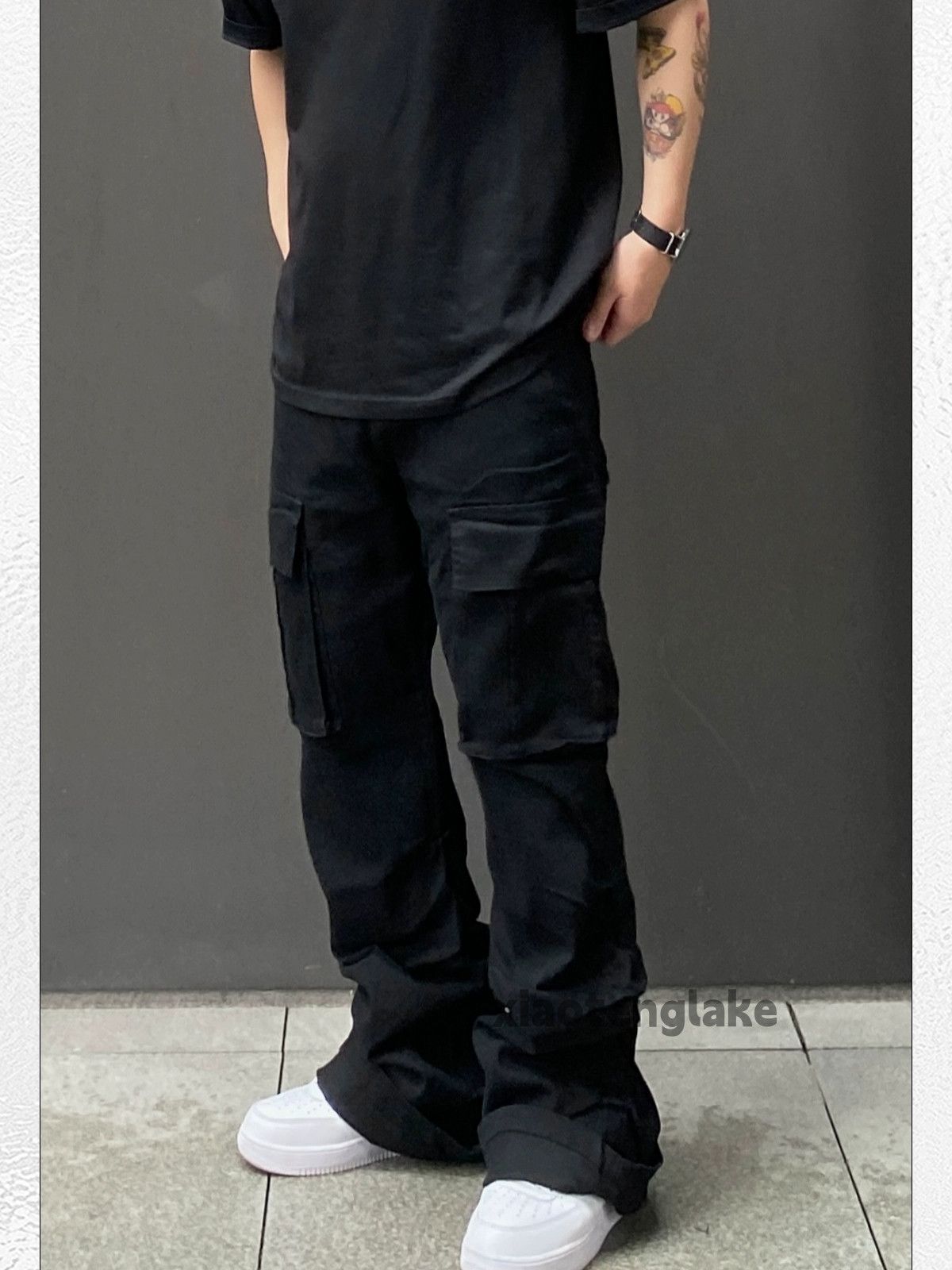 Designer × Japanese Brand × Vintage military skate hiphop utility bootcut cargo pants Size US 32 / EU 48 - 1 Thumbnail