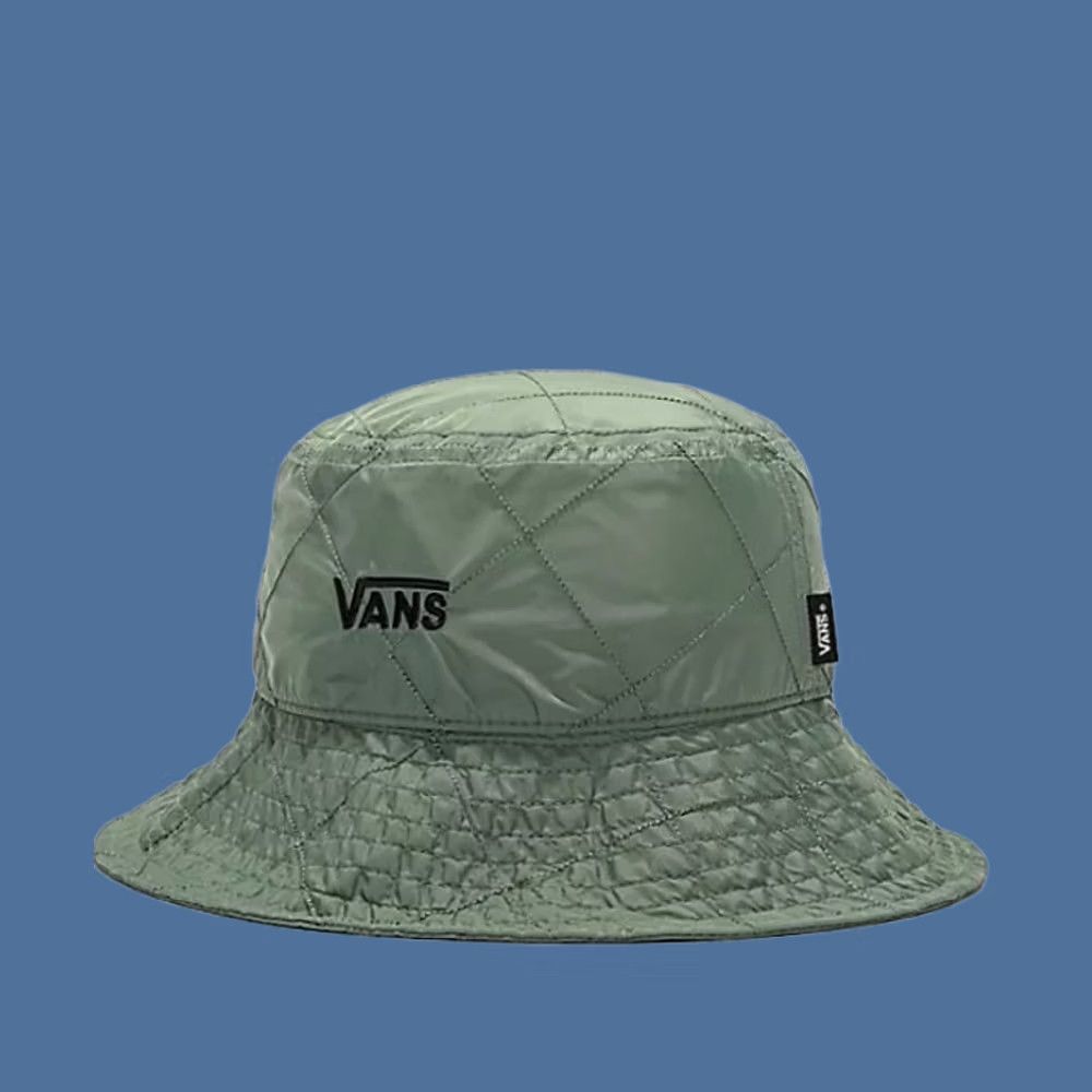 Vans Vans Long Haul Bucket Hat Duck Green S/M Men Bucket Hat Green S/M Vans Mens Size ONE SIZE - 1 Preview