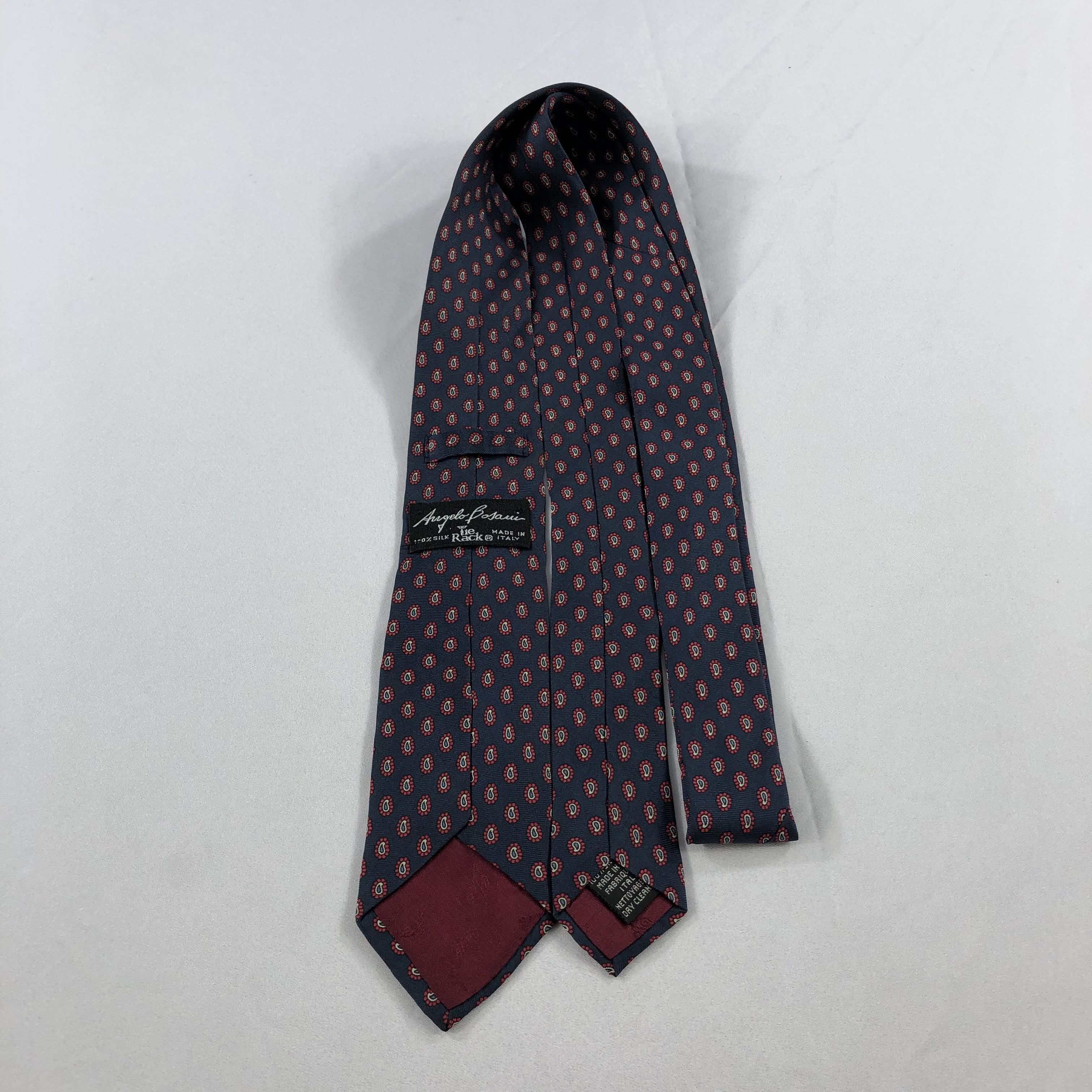 Vintage Angelo Bosani Silk Neck Ties T83 Size ONE SIZE - 2 Thumbnail