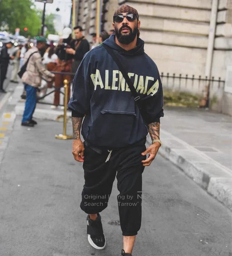 Balenciaga Balenciaga Distressed tape sweatshirt Size US L / EU 52-54 / 3 - 5 Thumbnail