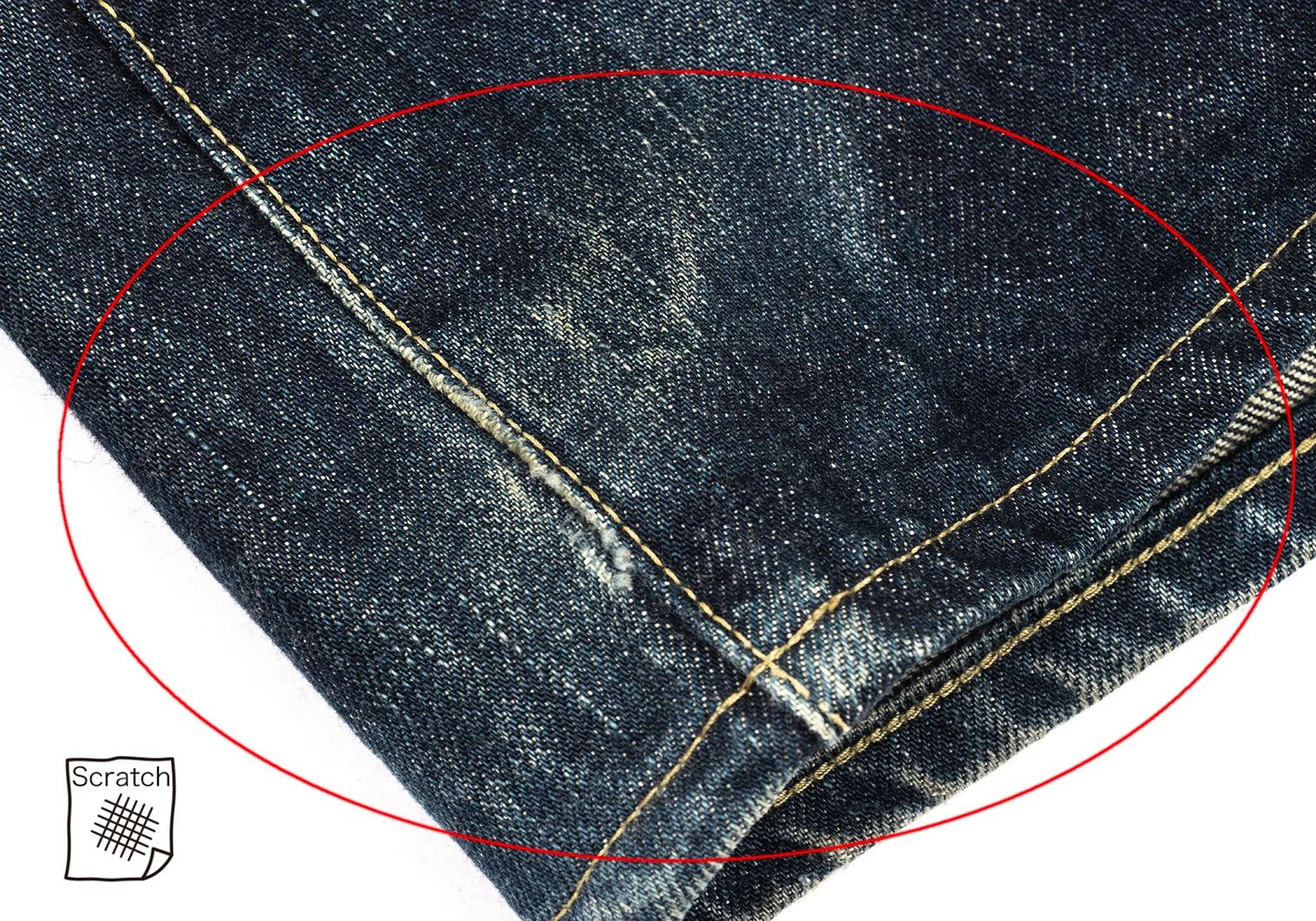 Ganryu Camouflage Pocket Straight Denim Pants in Indigo S Size US 30 / EU 46 - 10 Thumbnail