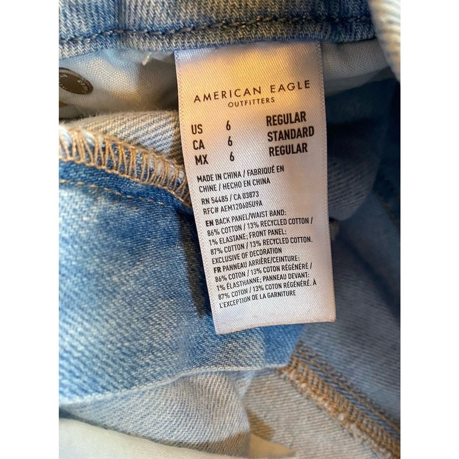 American Eagle Outfitters American Eagle Stretch Distressed Jeans Women’s 6 Size 28" / US 6 / IT 42 - 9 Thumbnail