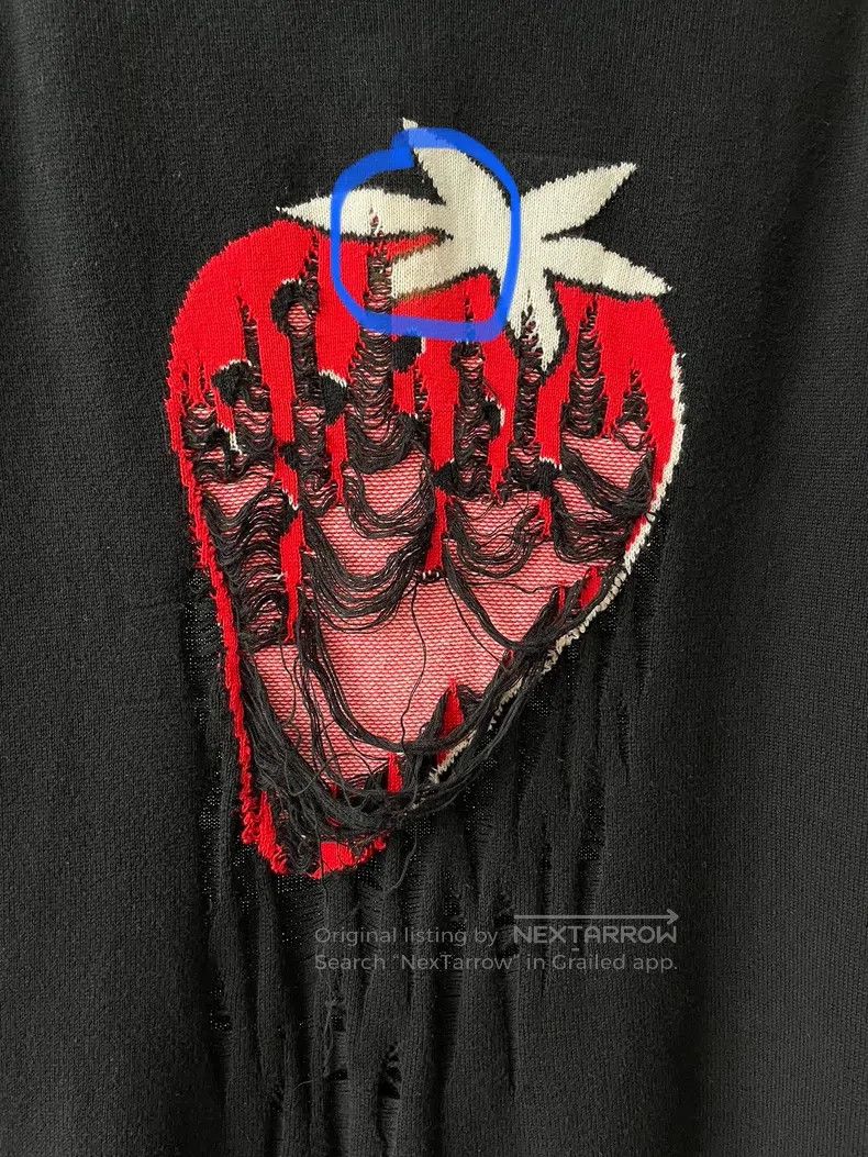 Comme des Garcons Comme Des Garcons Strawberry knit top Size M / US 6-8 / IT 42-44 - 4 Thumbnail