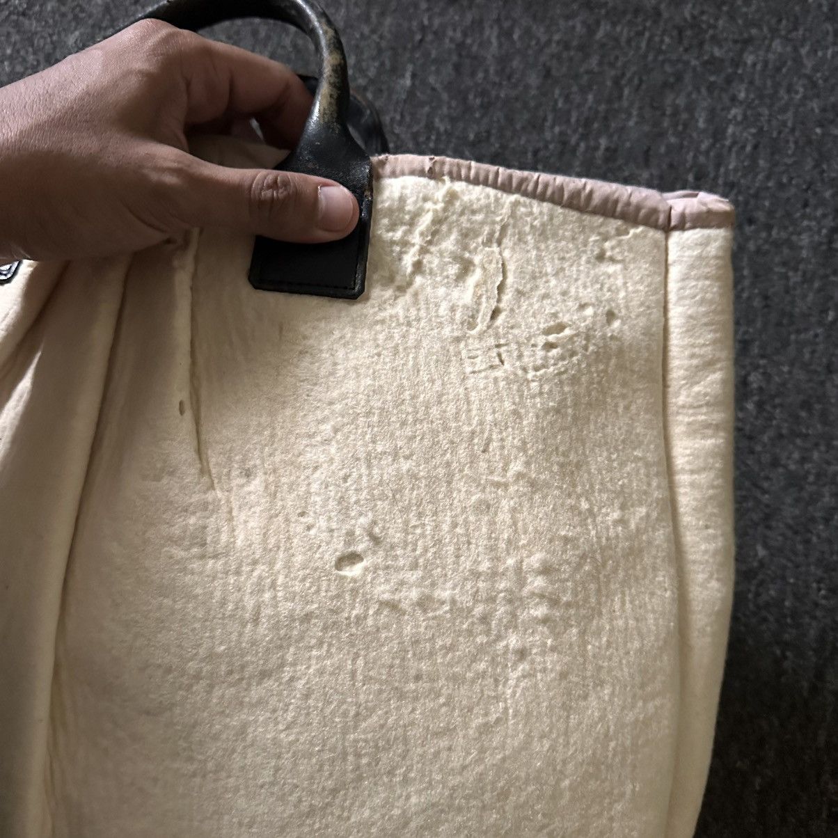 Comme des Garcons VINTAGE 80s/90s COMME DES GARCONS ARCHIVAL DISTRESSED BAG Size ONE SIZE - 5 Thumbnail