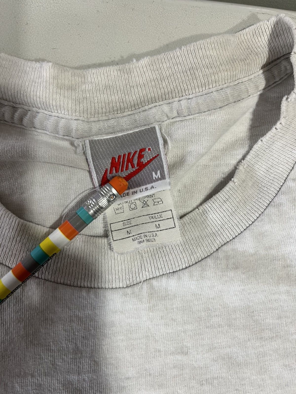 Nike × Vintage Vintage 90s Nike shirt Size US M / EU 48-50 / 2 - 3 Thumbnail