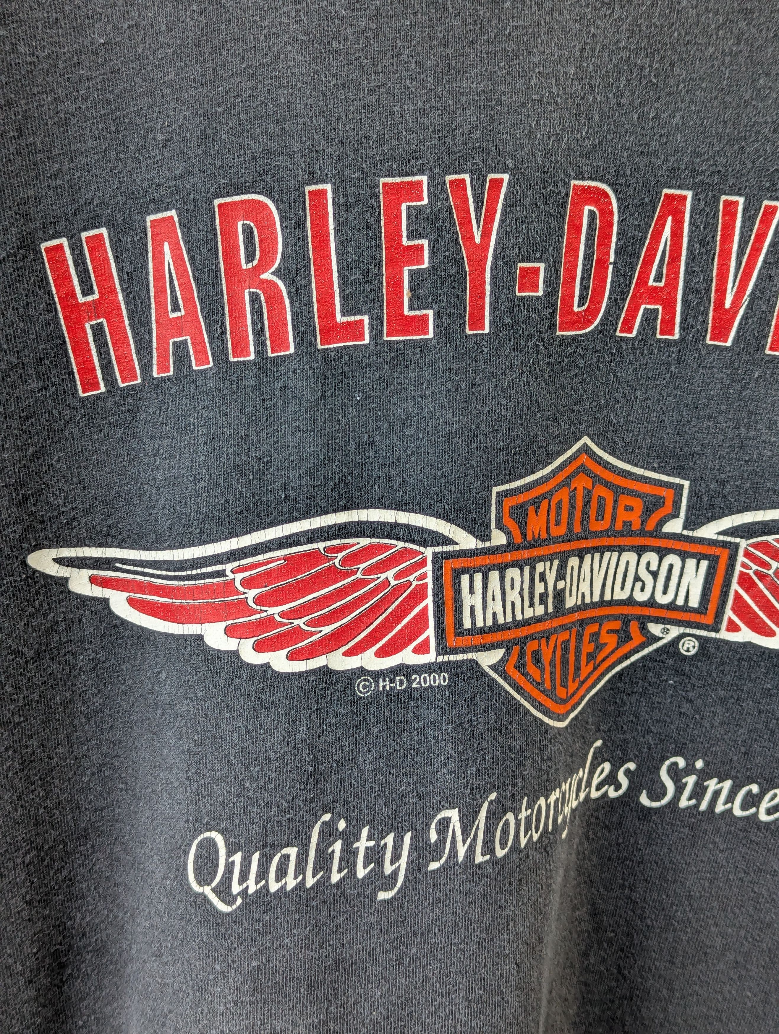 Harley Davidson Vintage 2000 Harley Davidson Niagara Falls Canada Tshirt Size US XXL / EU 58 / 5 - 5 Thumbnail