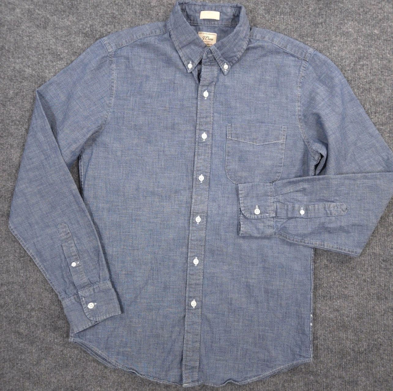 J.Crew J.Crew Chambray Shirt Men Small Size US S / EU 44-46 / 1 - 1 Thumbnail