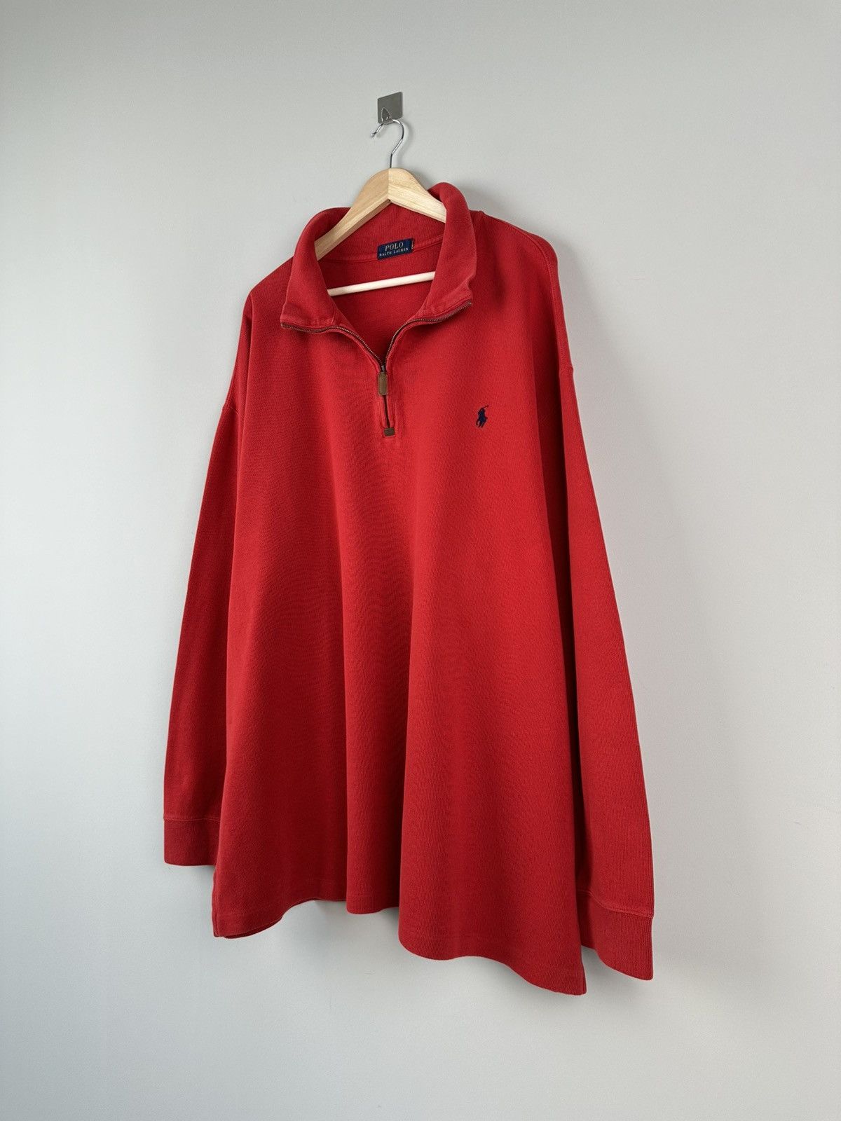 Polo Ralph Lauren Polo Ralph Lauren Oversized 1/4 Zip Sweater Size US XL / EU 56 / 4 - 1 Thumbnail