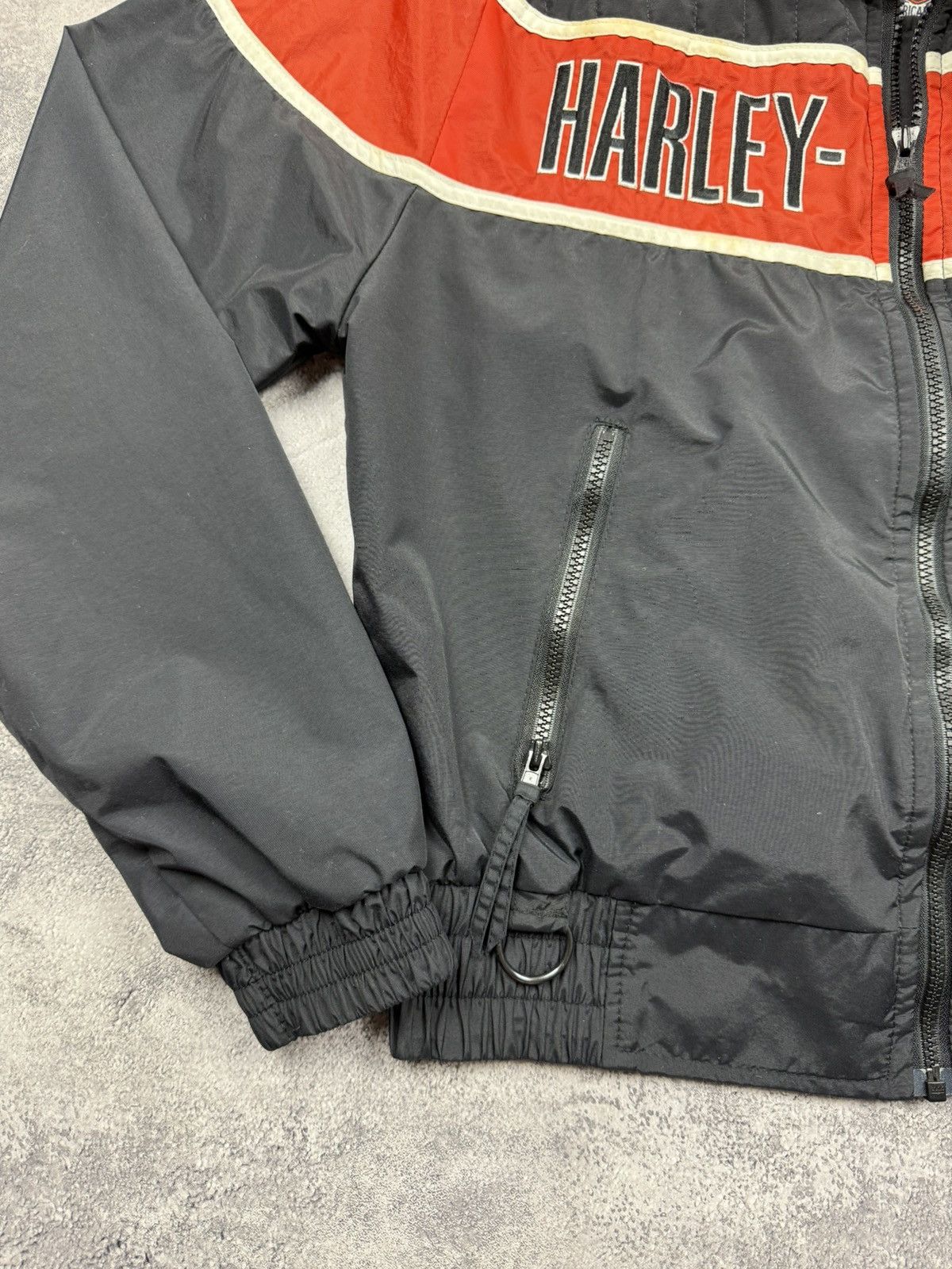 Harley Davidson Vintage Harley Davidson Jacket Big Logo Y2K Made In USA Size US S / EU 44-46 / 1 - 11 Thumbnail