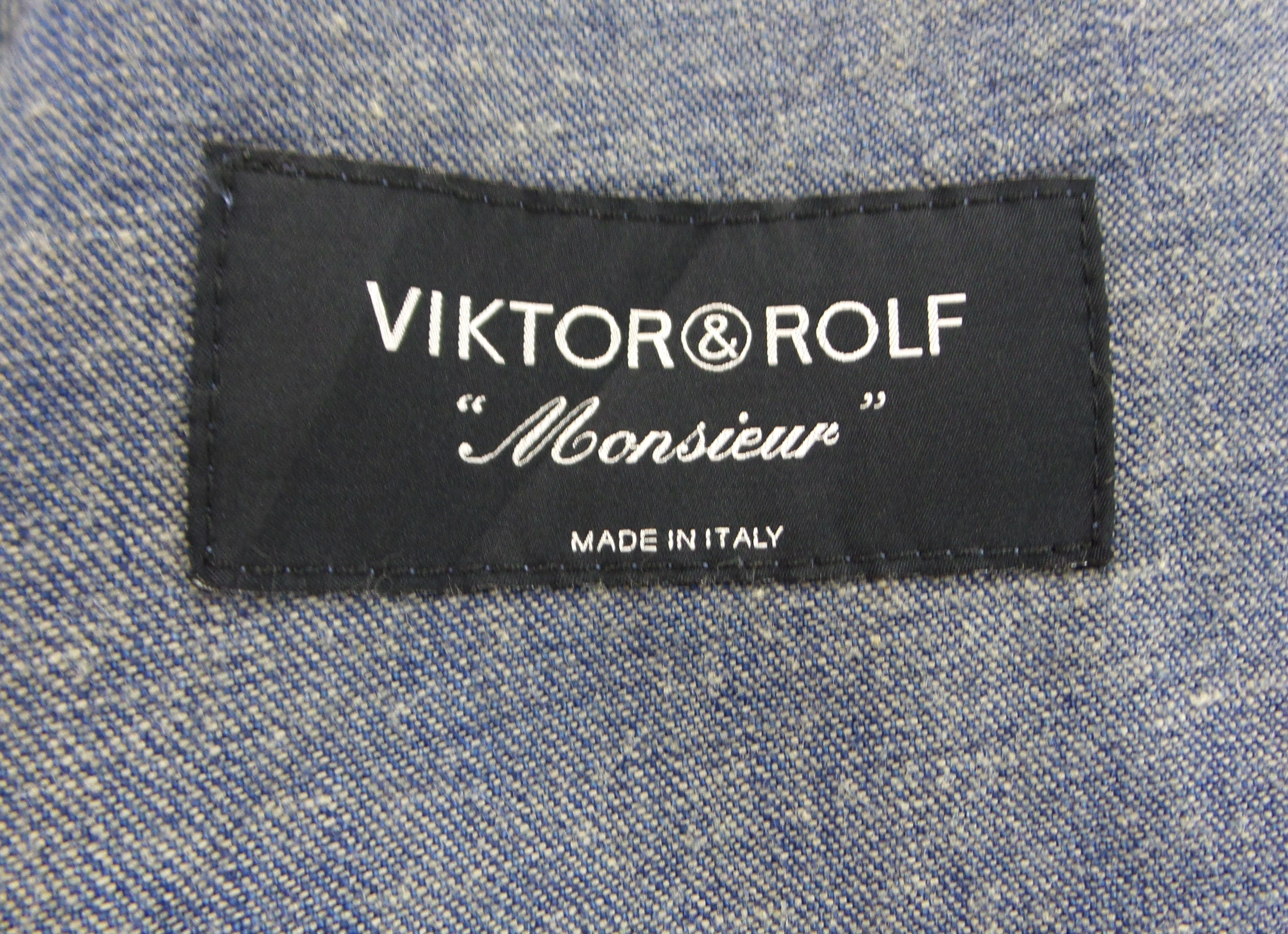 Viktor & Rolf Viktor & Rolf 'Monsieur' Western Design Denim Jackets Size XL / US 12-14 / IT 48-50 - 5 Thumbnail
