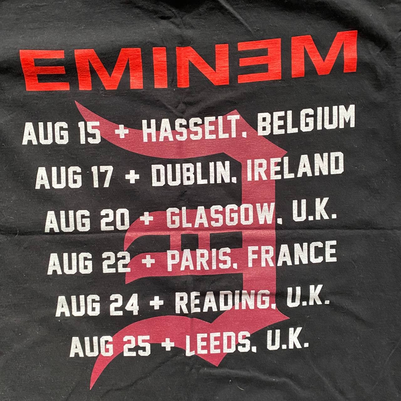 Rap Tees × Vintage VINTAGE Y2K EMINEM SLIM SHADY TOUR T SHIRT 67 Size US M / EU 48-50 / 2 - 4 Thumbnail