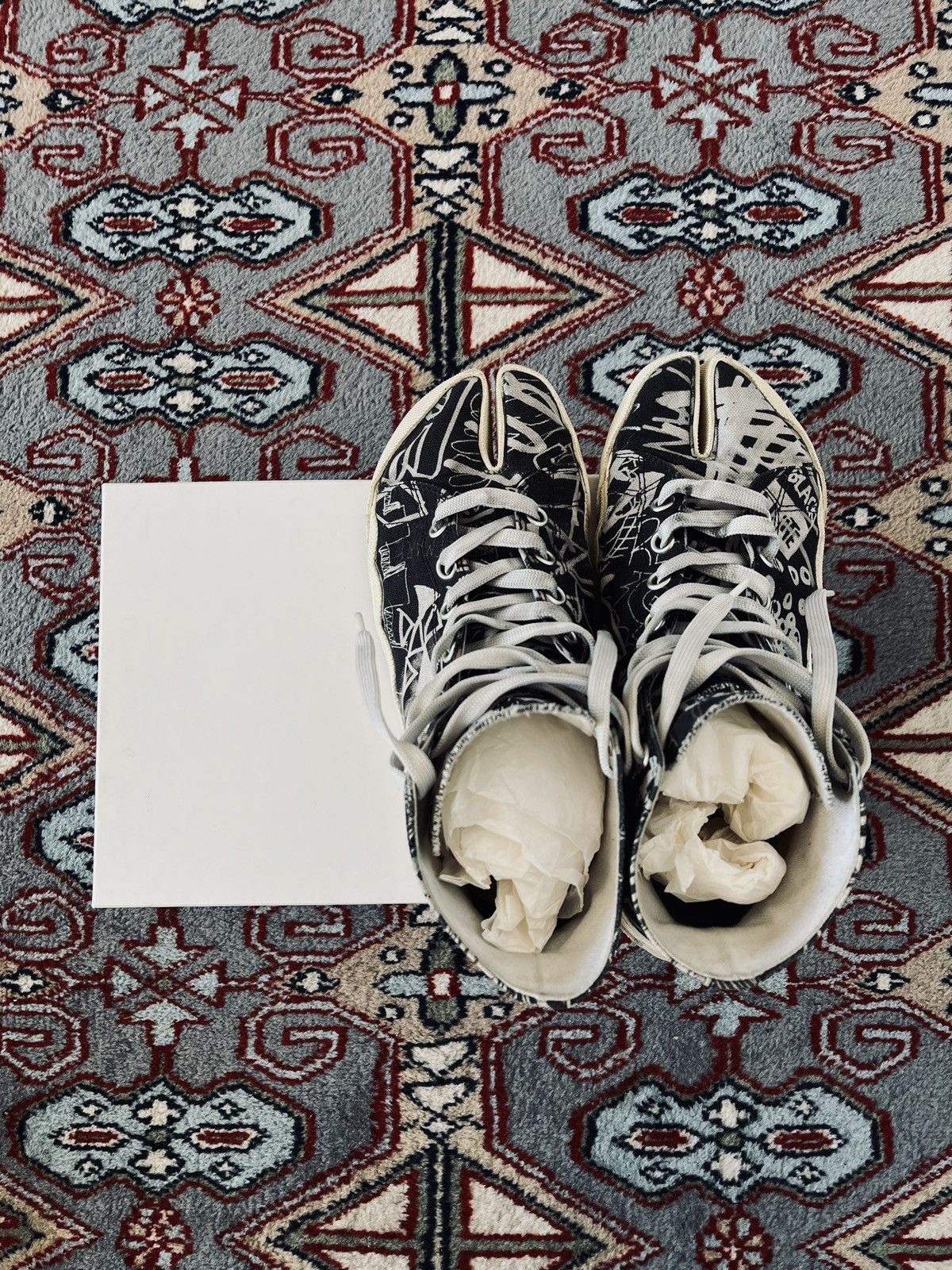 Maison Margiela Maison Martin Margiela High Top Graffiti tabi Size US 9 / IT 39 - 4 Thumbnail