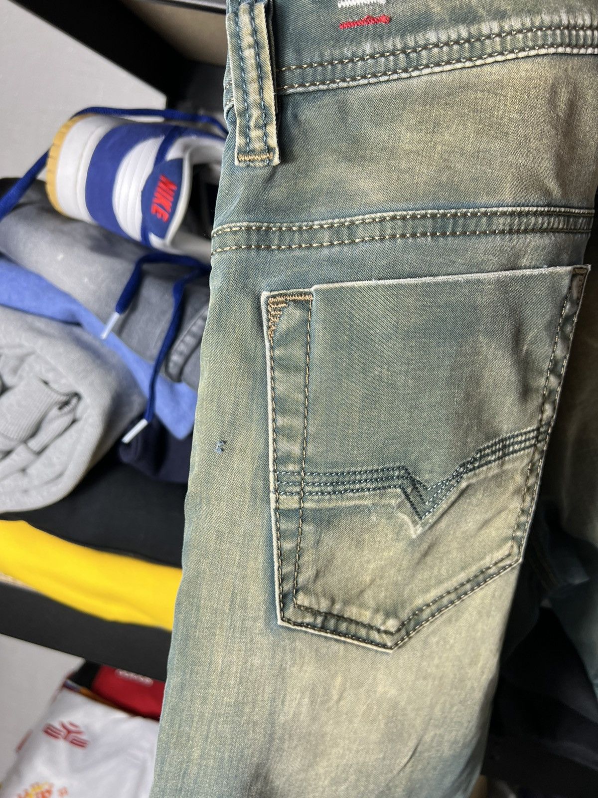 👖 Diesel Safado Regular Slim Straight Jeans Made in Italy