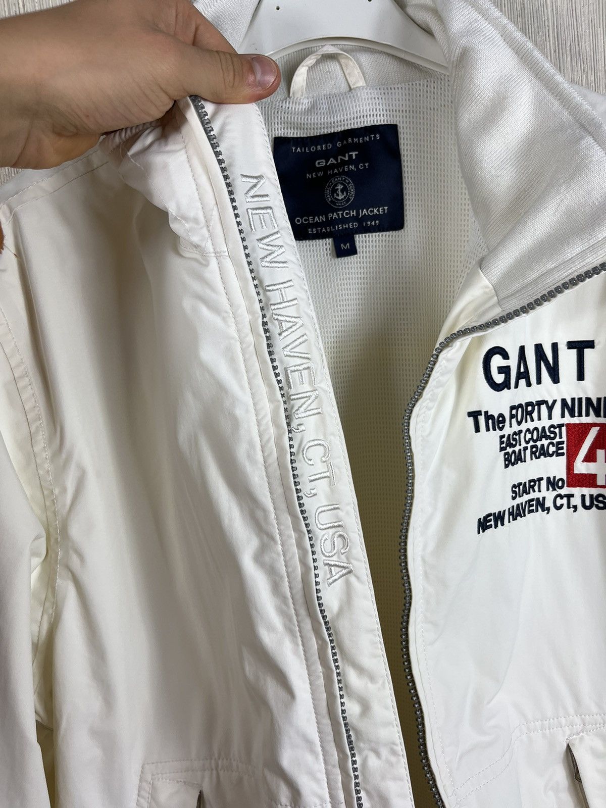 Gant × Vintage Vintage Gant ocean patch jacket light bomber embroidered Size US M / EU 48-50 / 2 - 18 Thumbnail