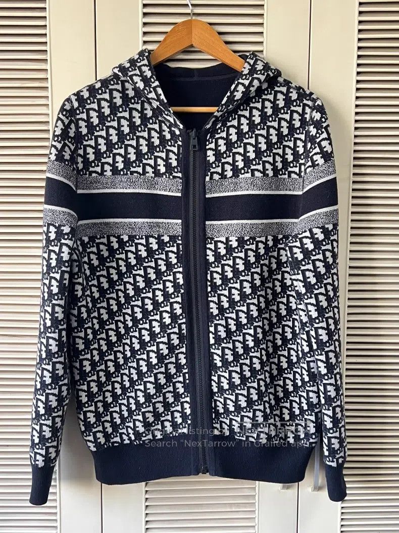 Dior Dior Cashmere hooded sweatshirt coat Size US S / EU 44-46 / 1 - 1 Thumbnail