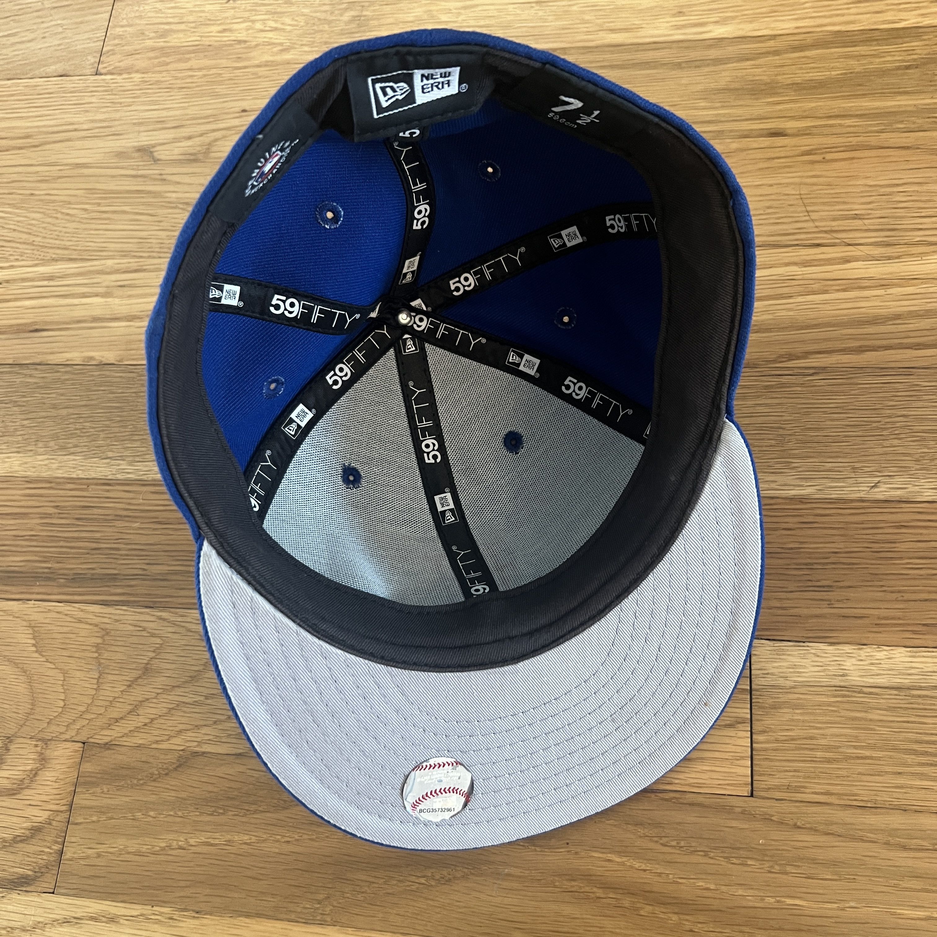 New Era New York Mets Paint Drip Fitted Wool 59Fifty Hat - 7.5 Size ONE SIZE - 5 Thumbnail