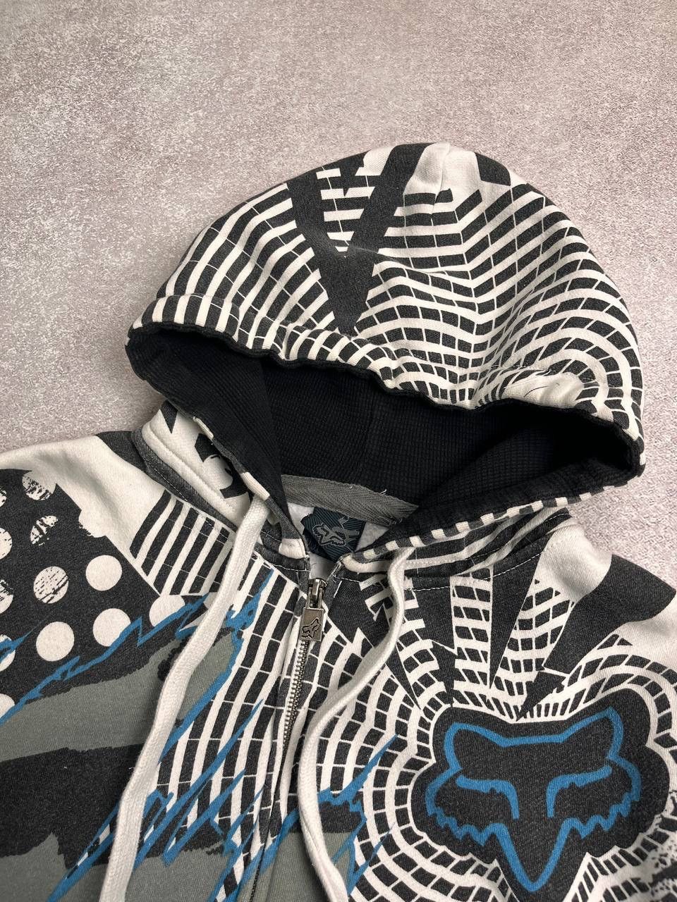 Other Vintage Fox Racing Boxy Zip Hoodie Y2K L Size US L / EU 52-54 / 3 - 5 Thumbnail